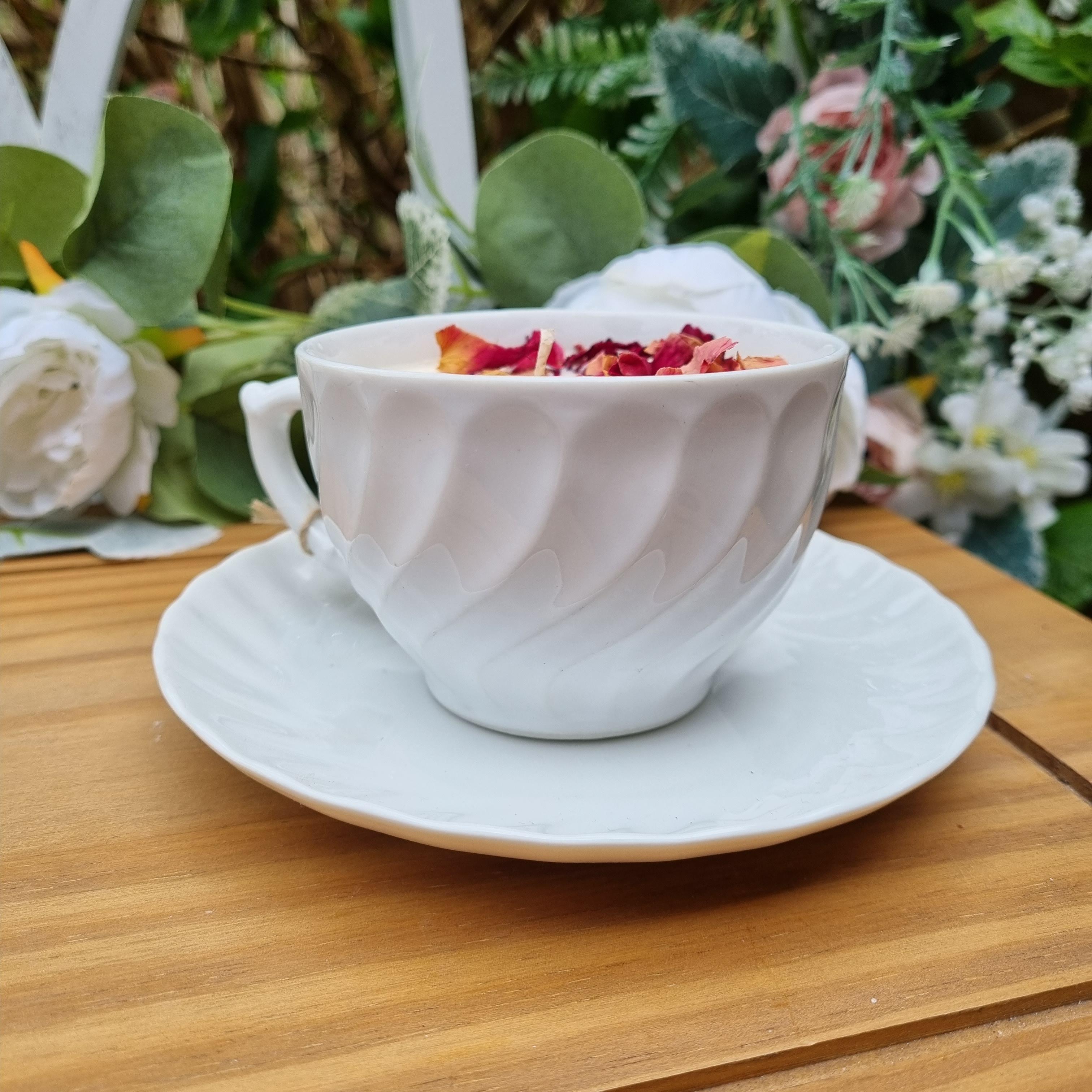 Salted Caramel Teacup & Saucer Candle