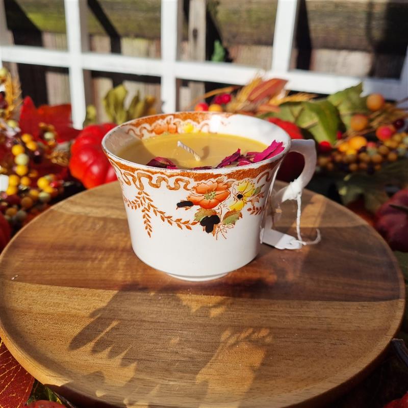 Sweet Orange Teacup Candle