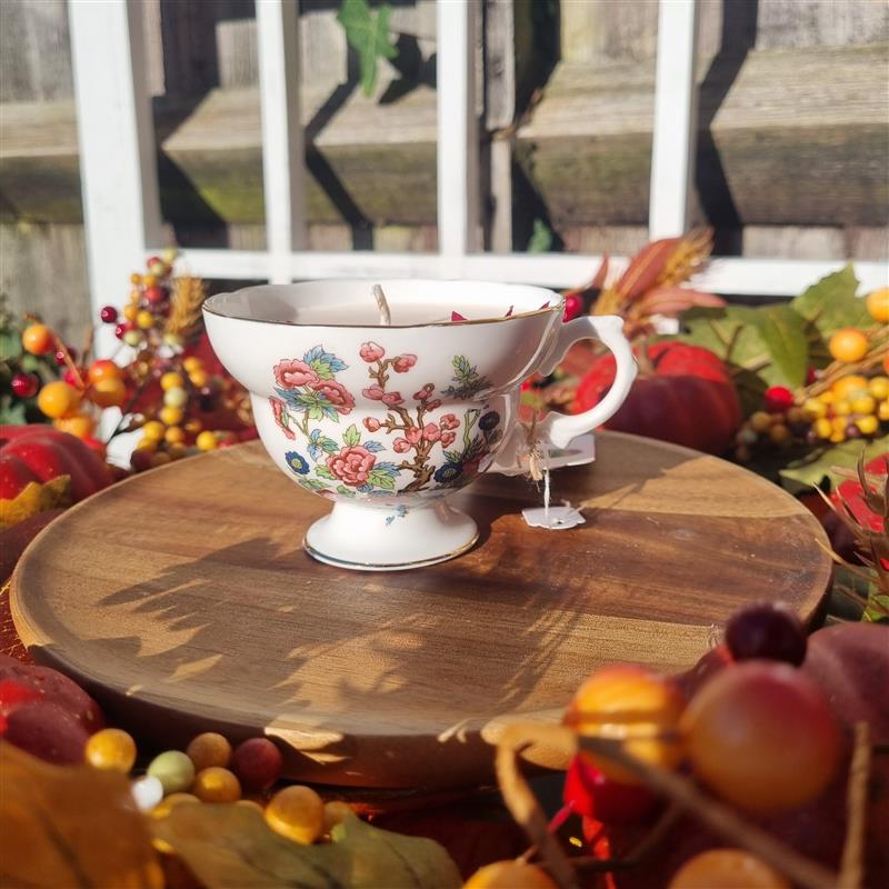 Salted Caramel Teacup Candle