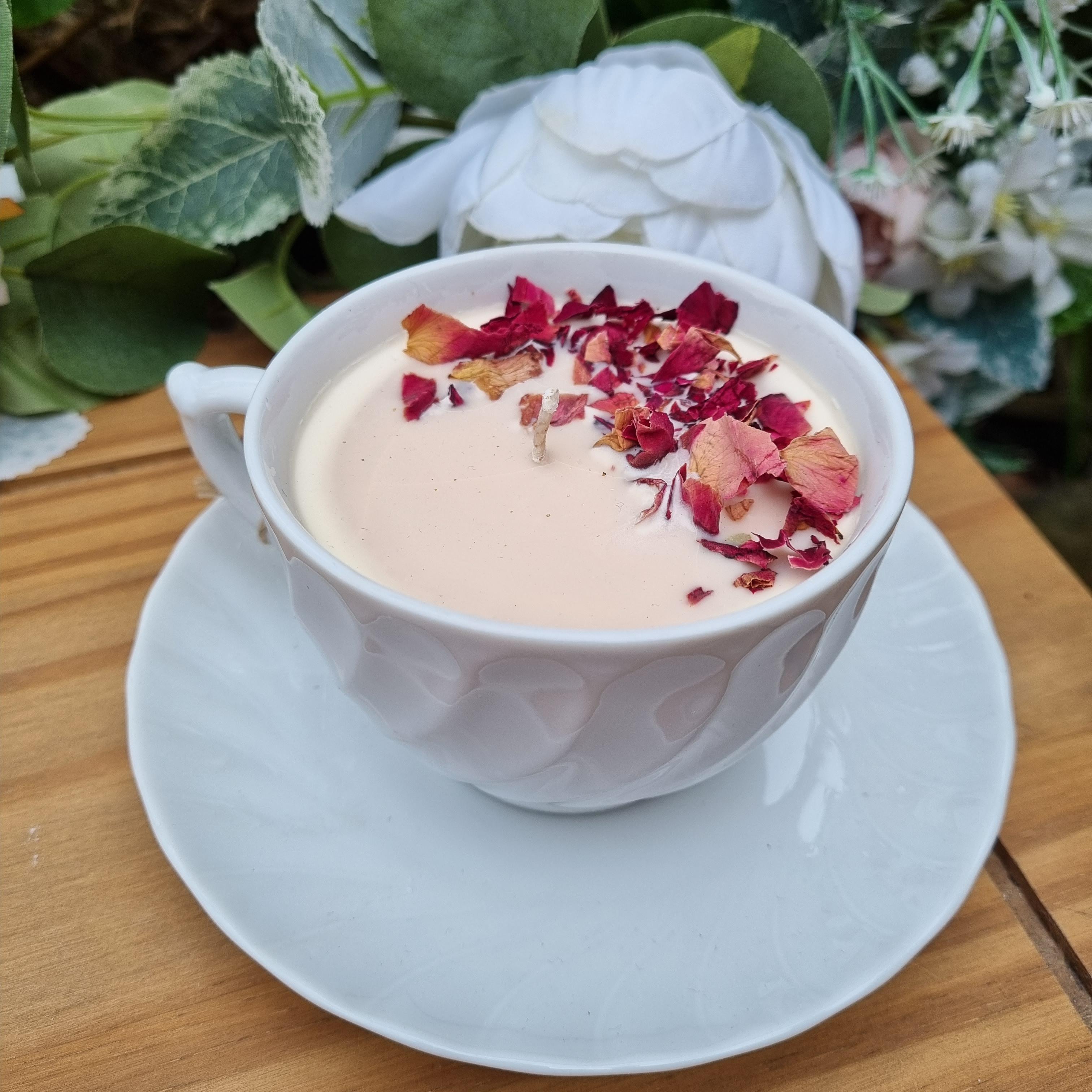 Salted Caramel Teacup & Saucer Candle