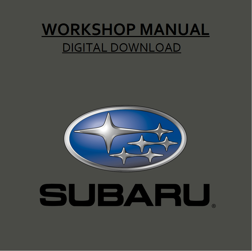 Subaru Impreza WRX STI [2013] Service Repair Maintenance Manual