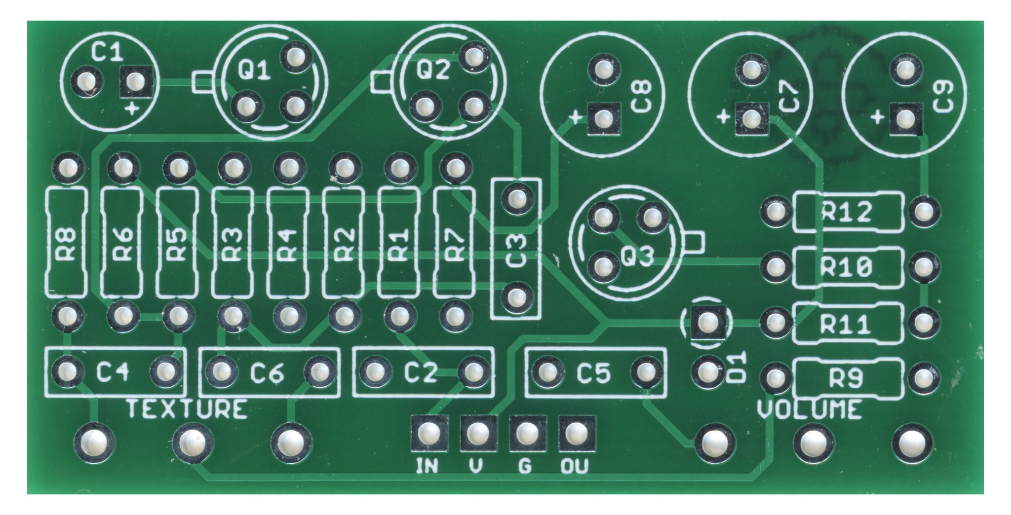 Merkin Fuzz Layout Merky Fuzz PCB