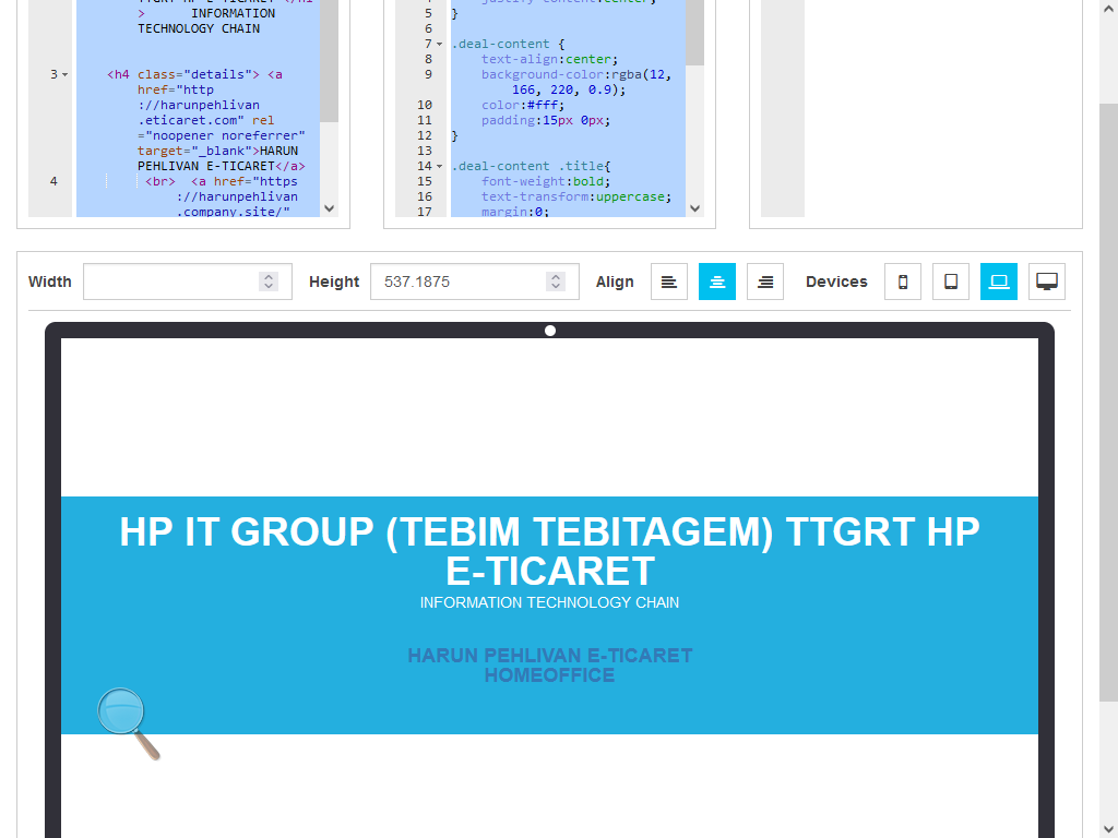 LİVE WEB EDİT