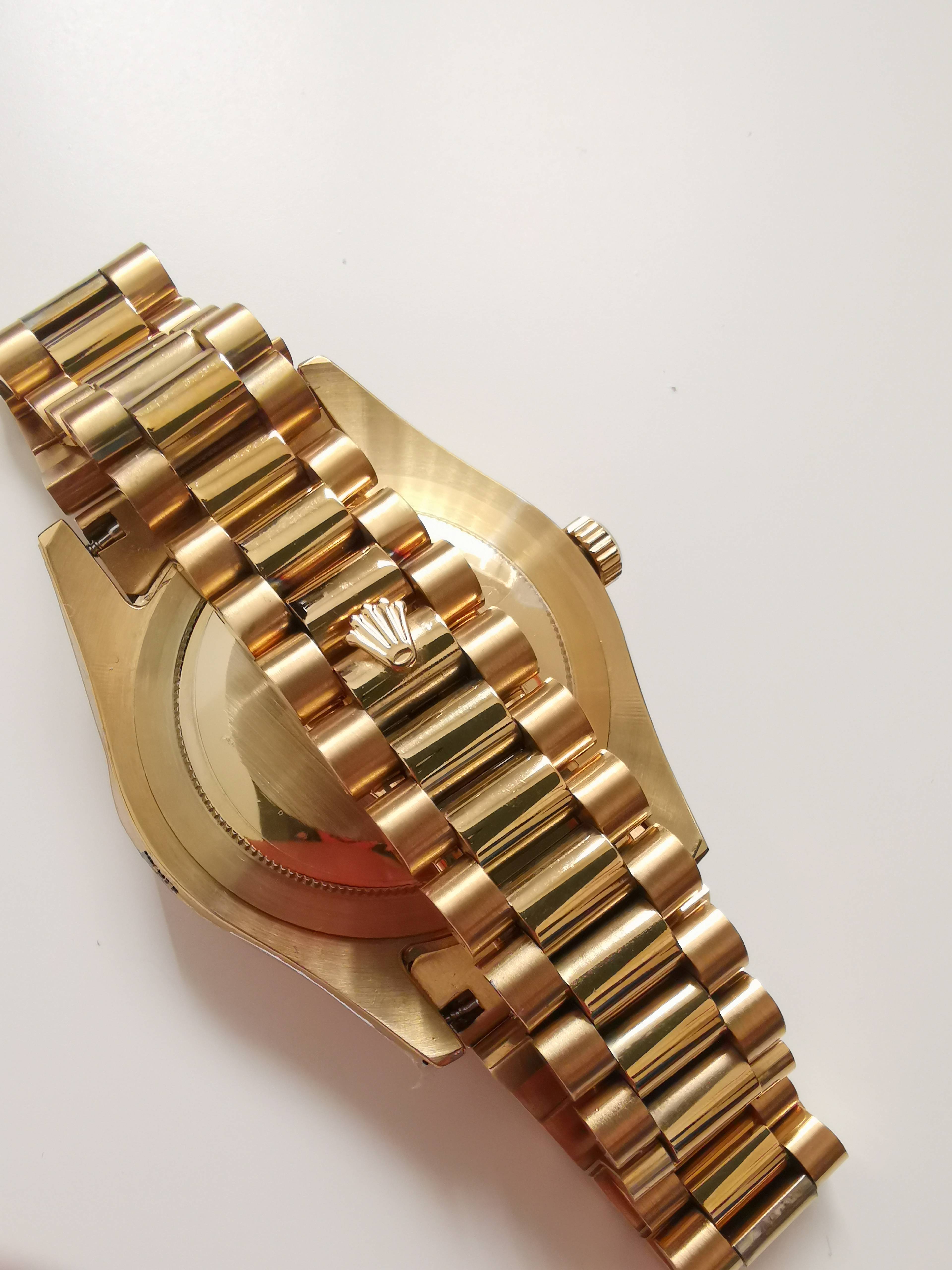 dd gold green dial 40mm