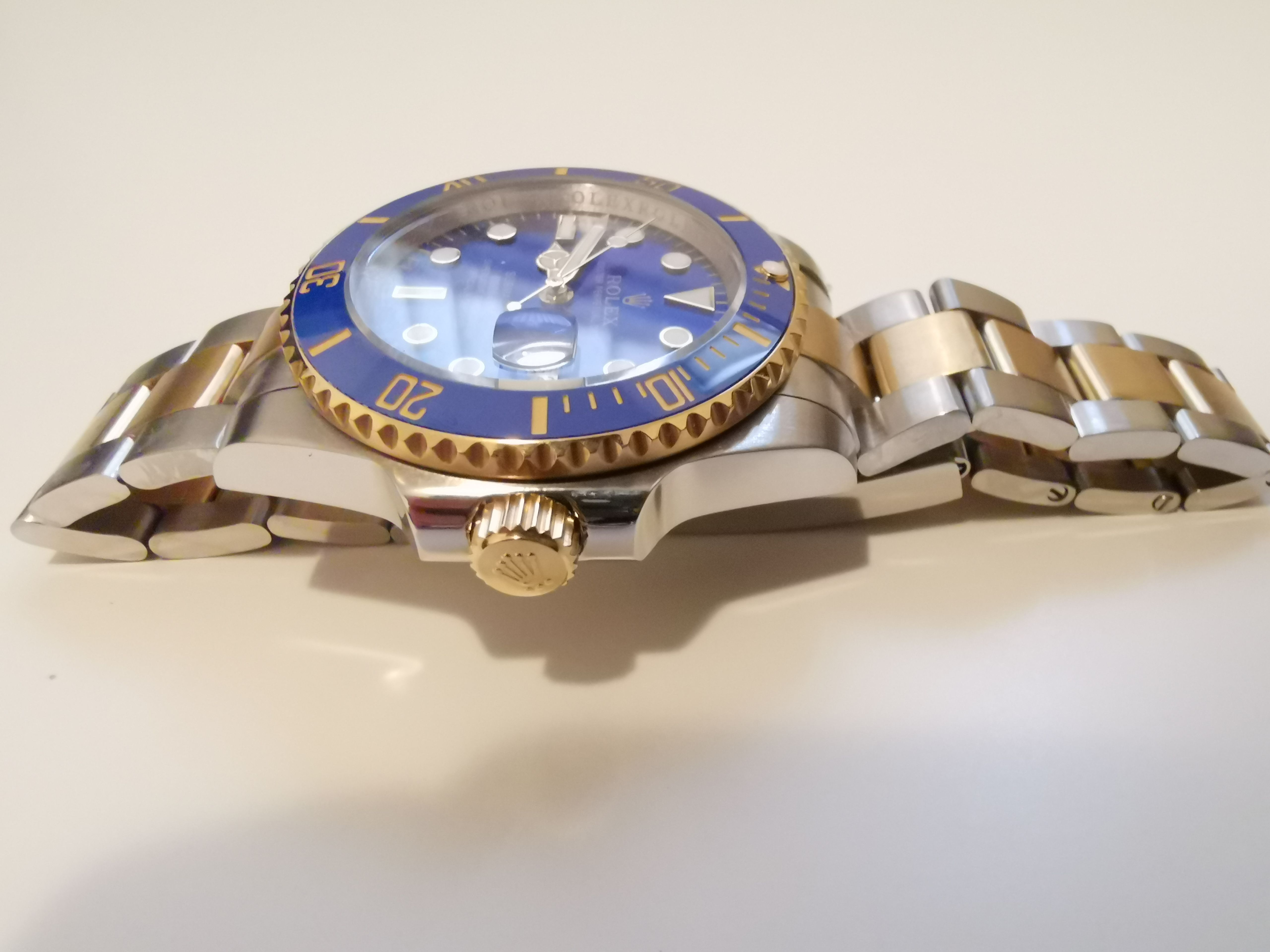 sub tt blue dial 40mm