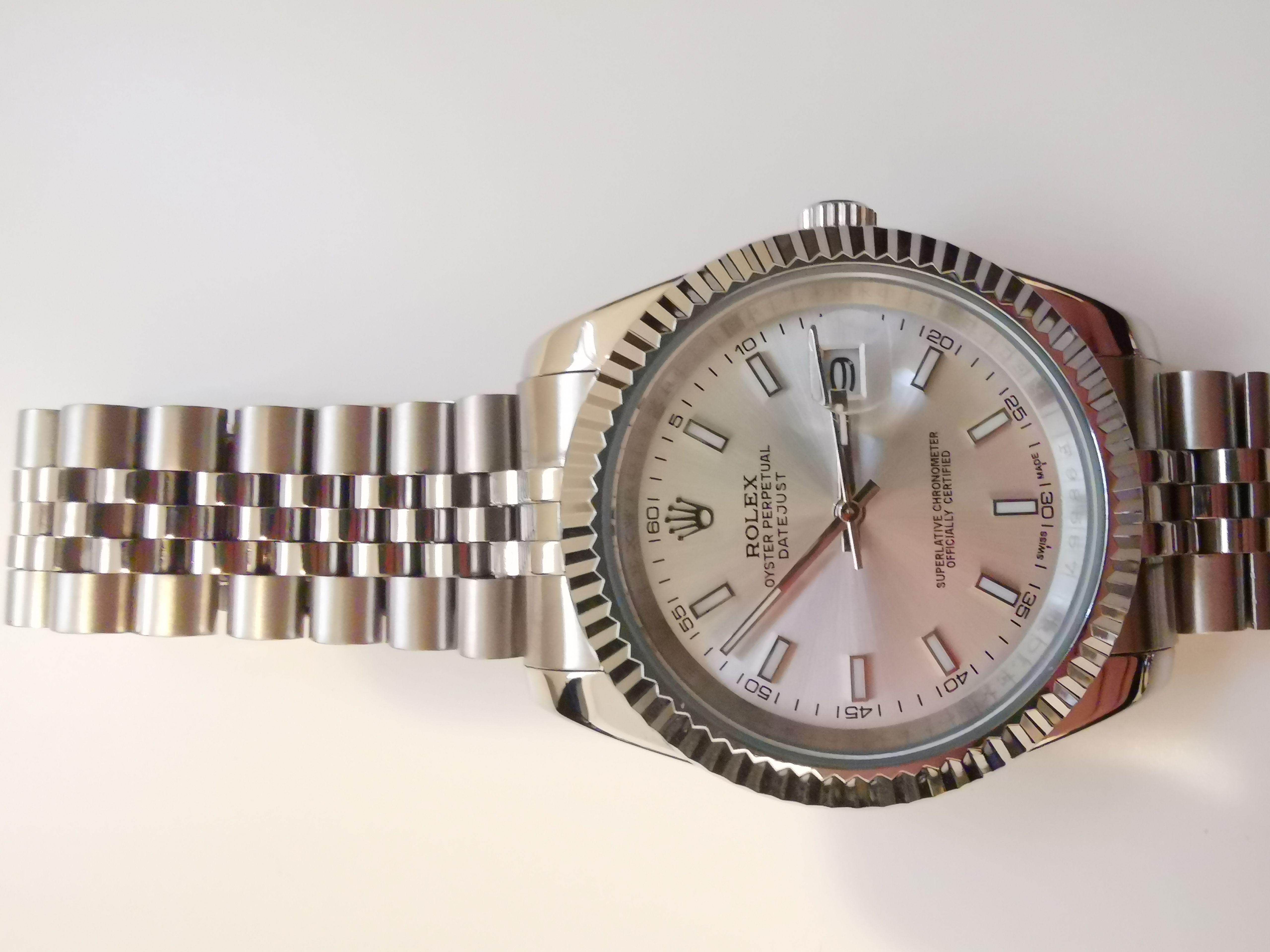 dj white dial 40mm