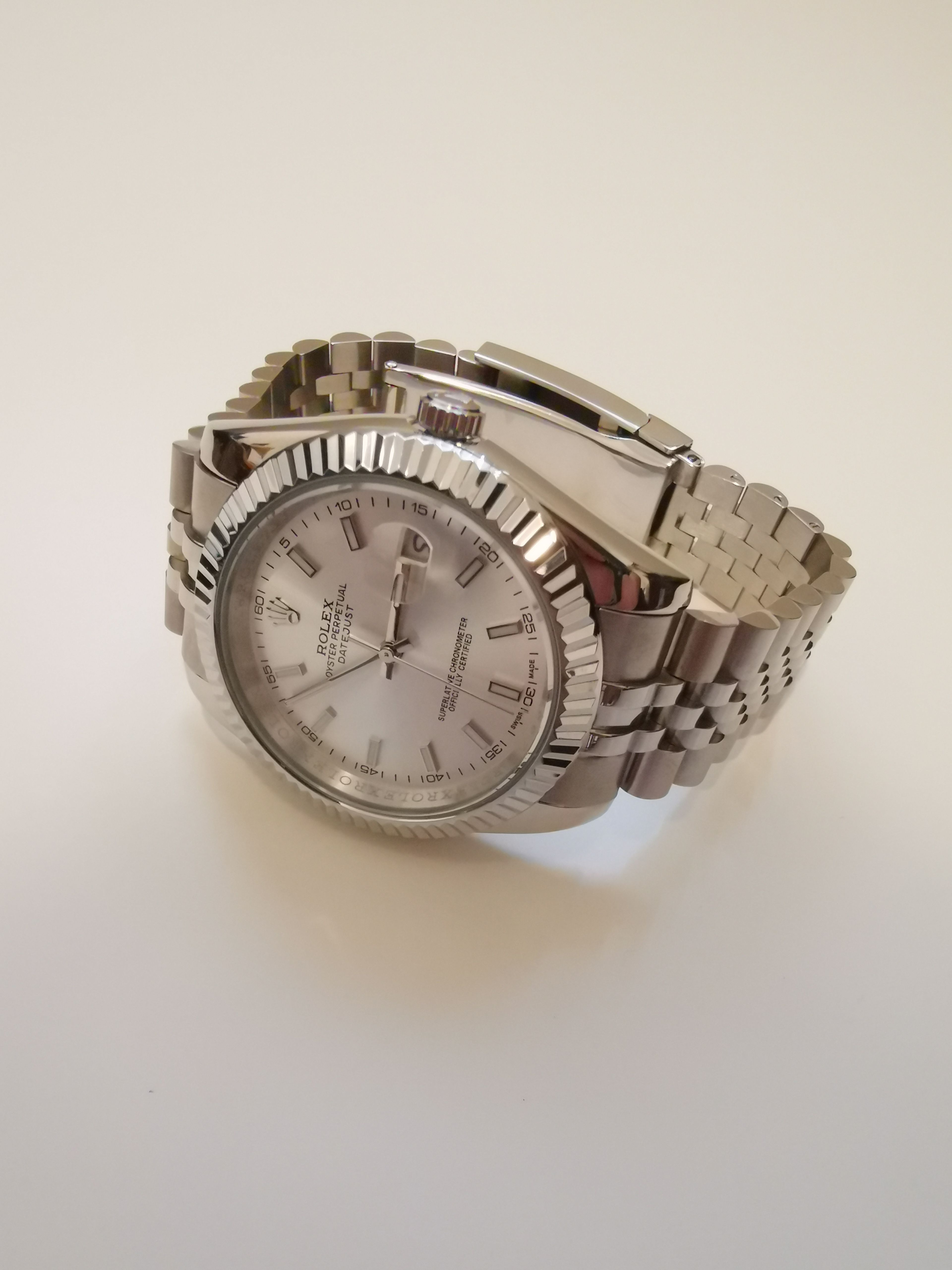 dj white dial 40mm