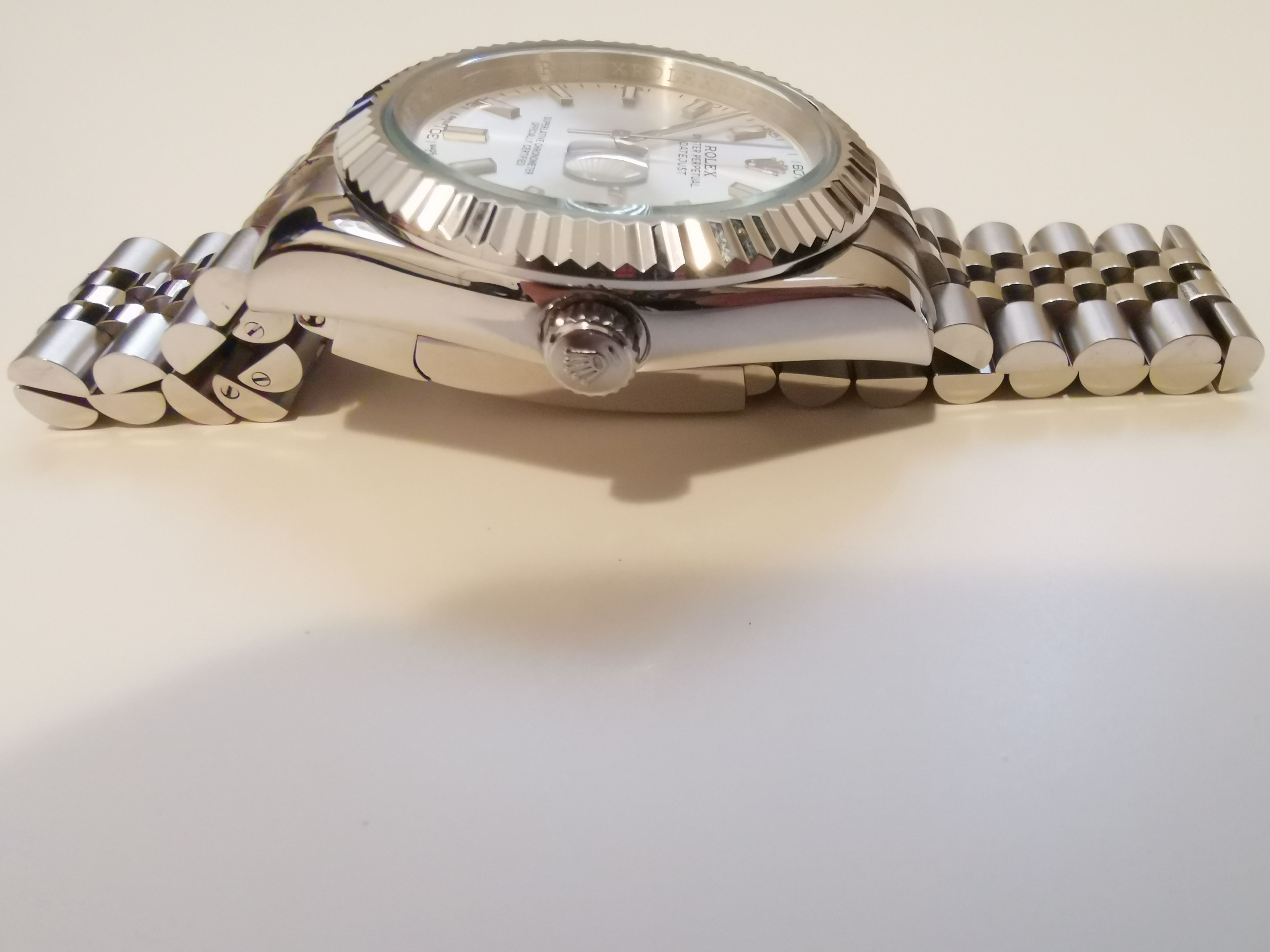 dj white dial 40mm