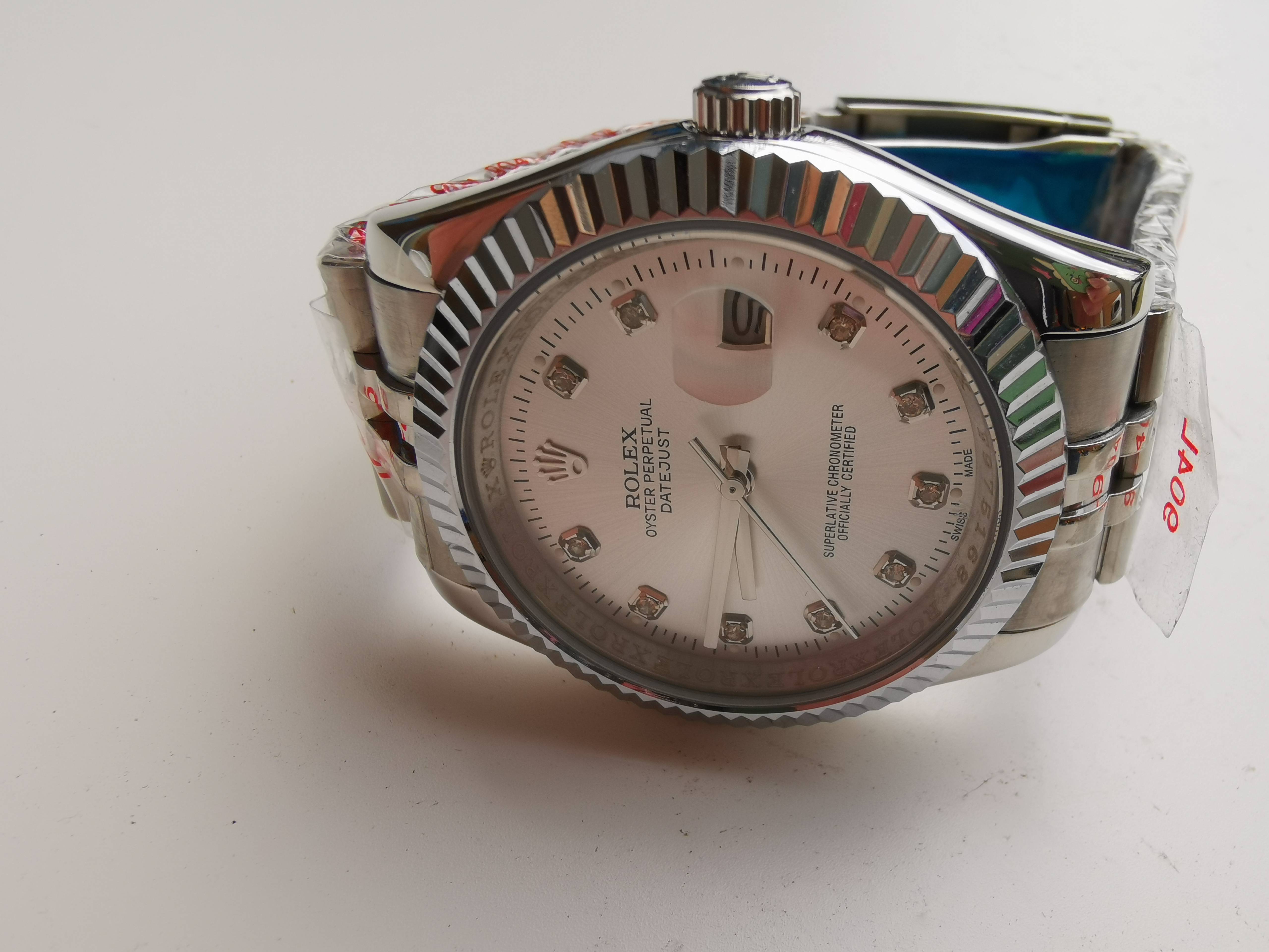 dj silver dial 40mm