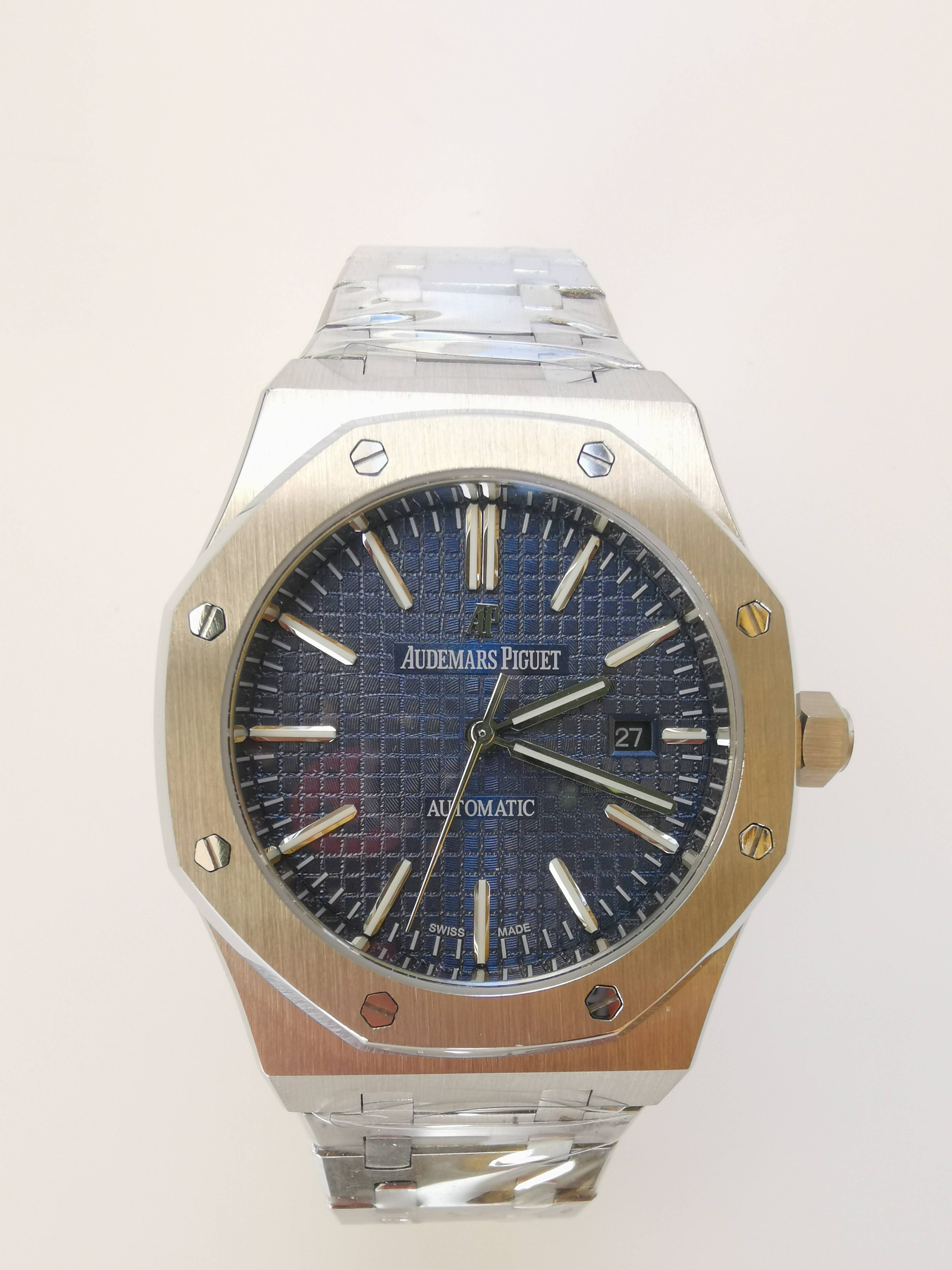 ap silver blue dial