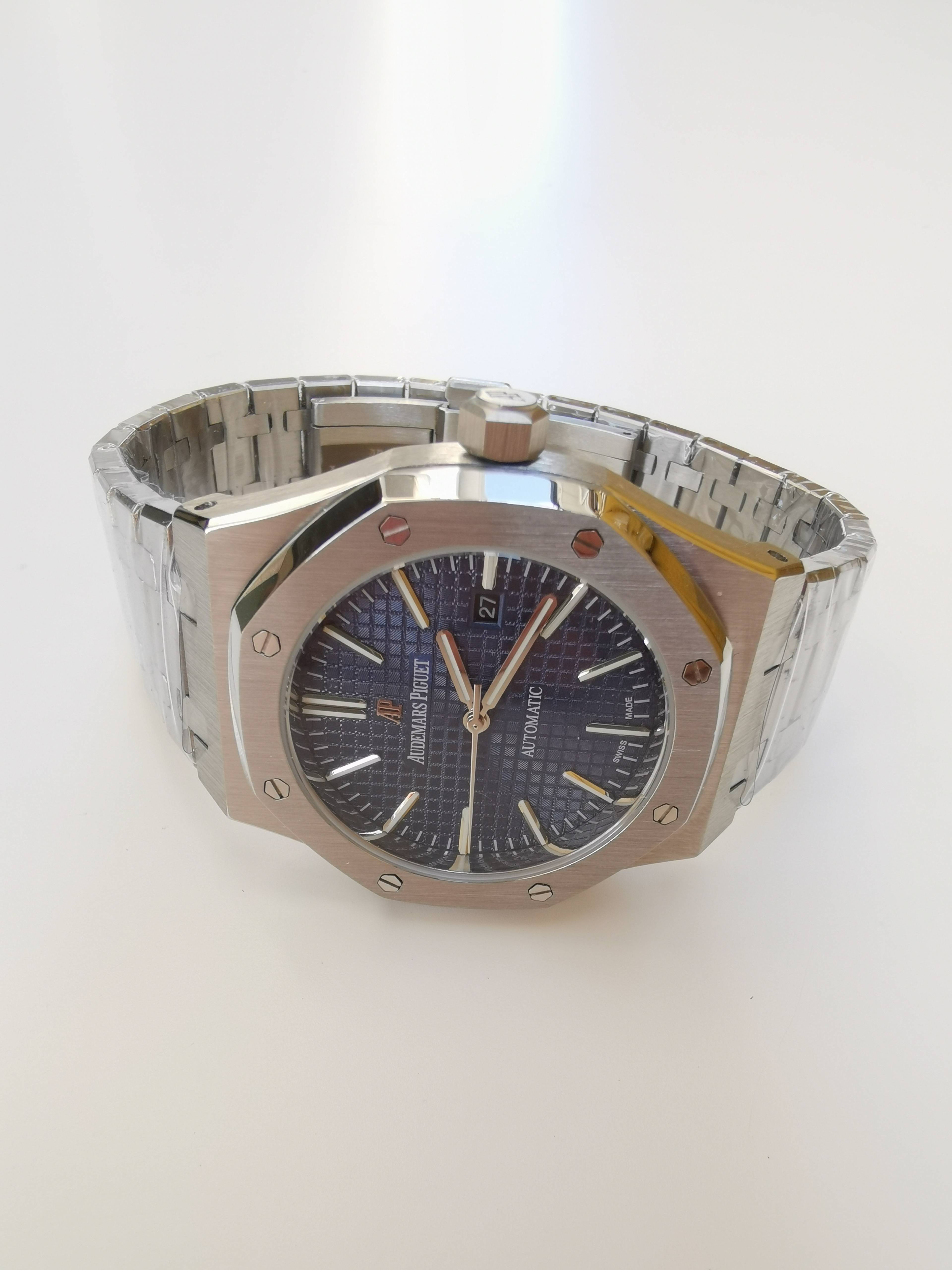 ap silver blue dial