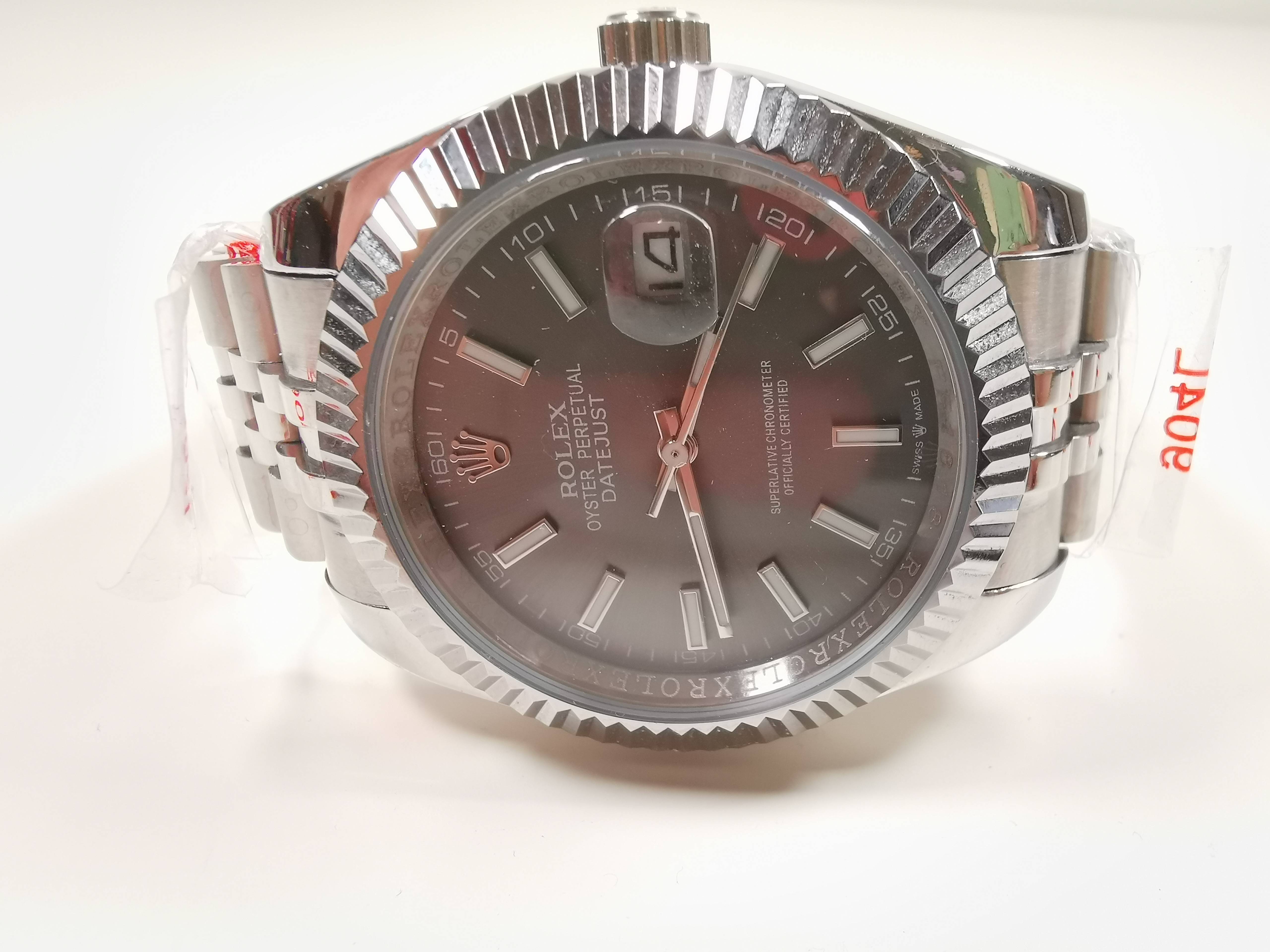 dj rhodium dial 40mm