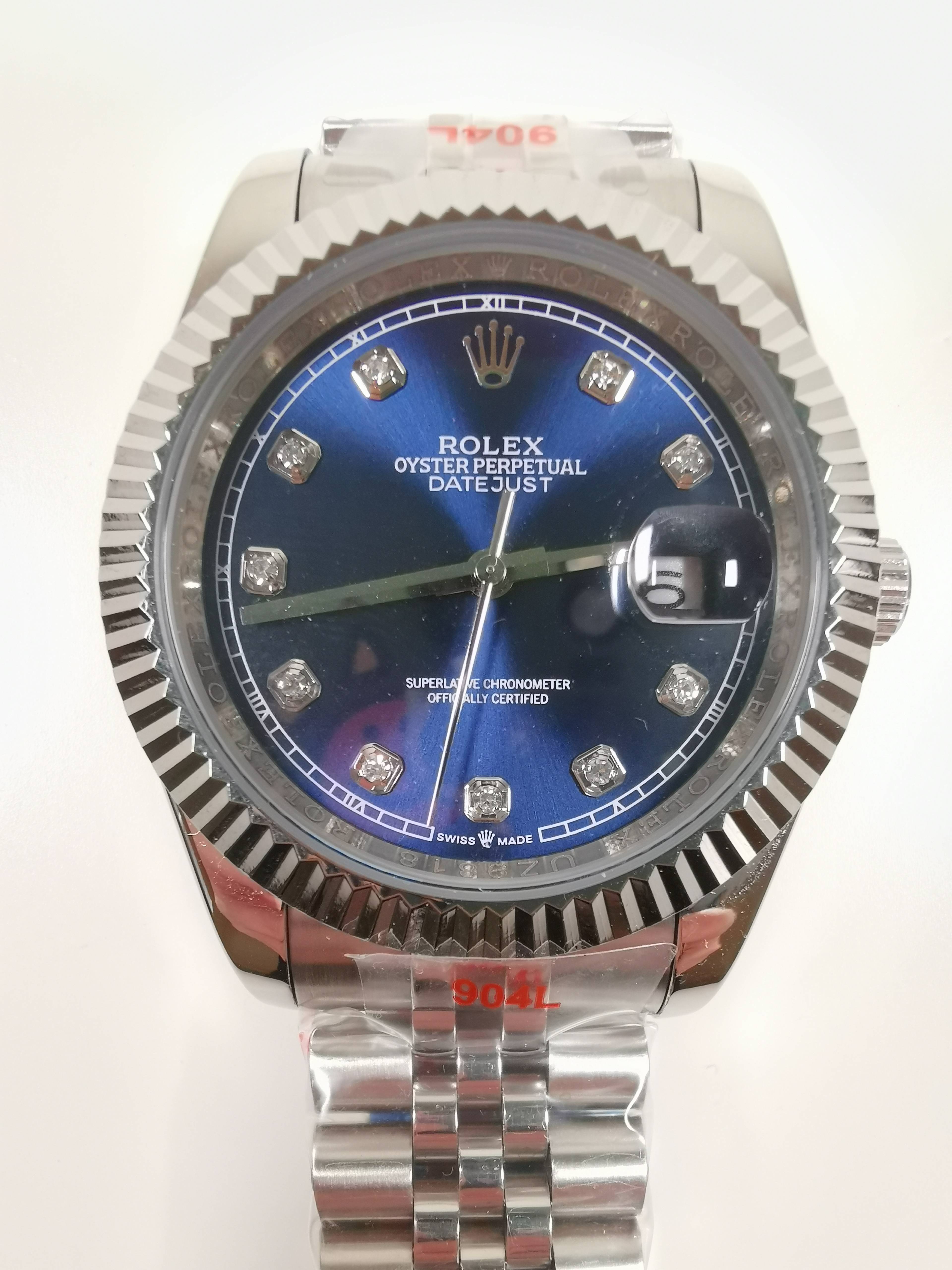 dj blue 40mm diamond dial