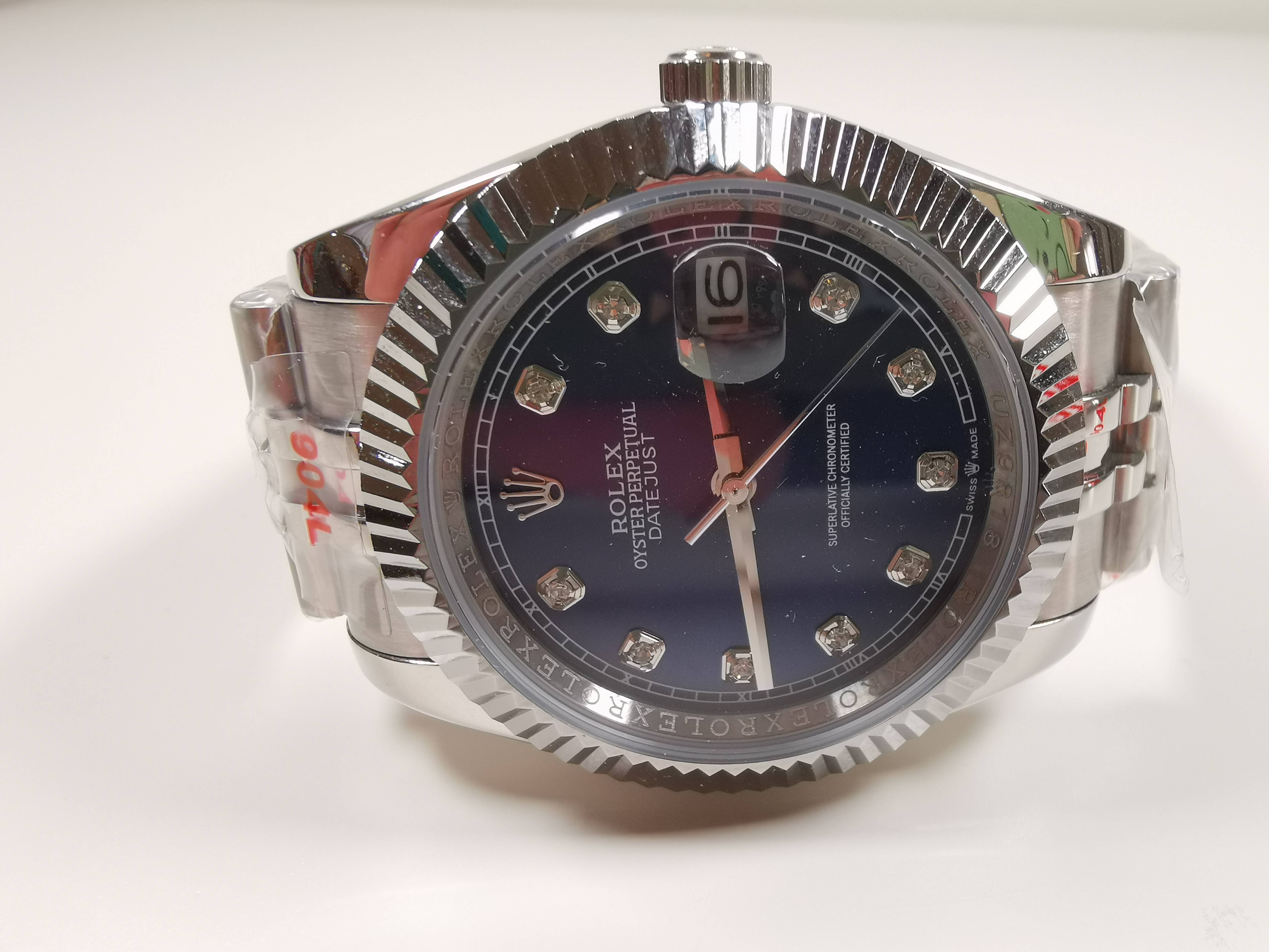 dj blue 40mm diamond dial