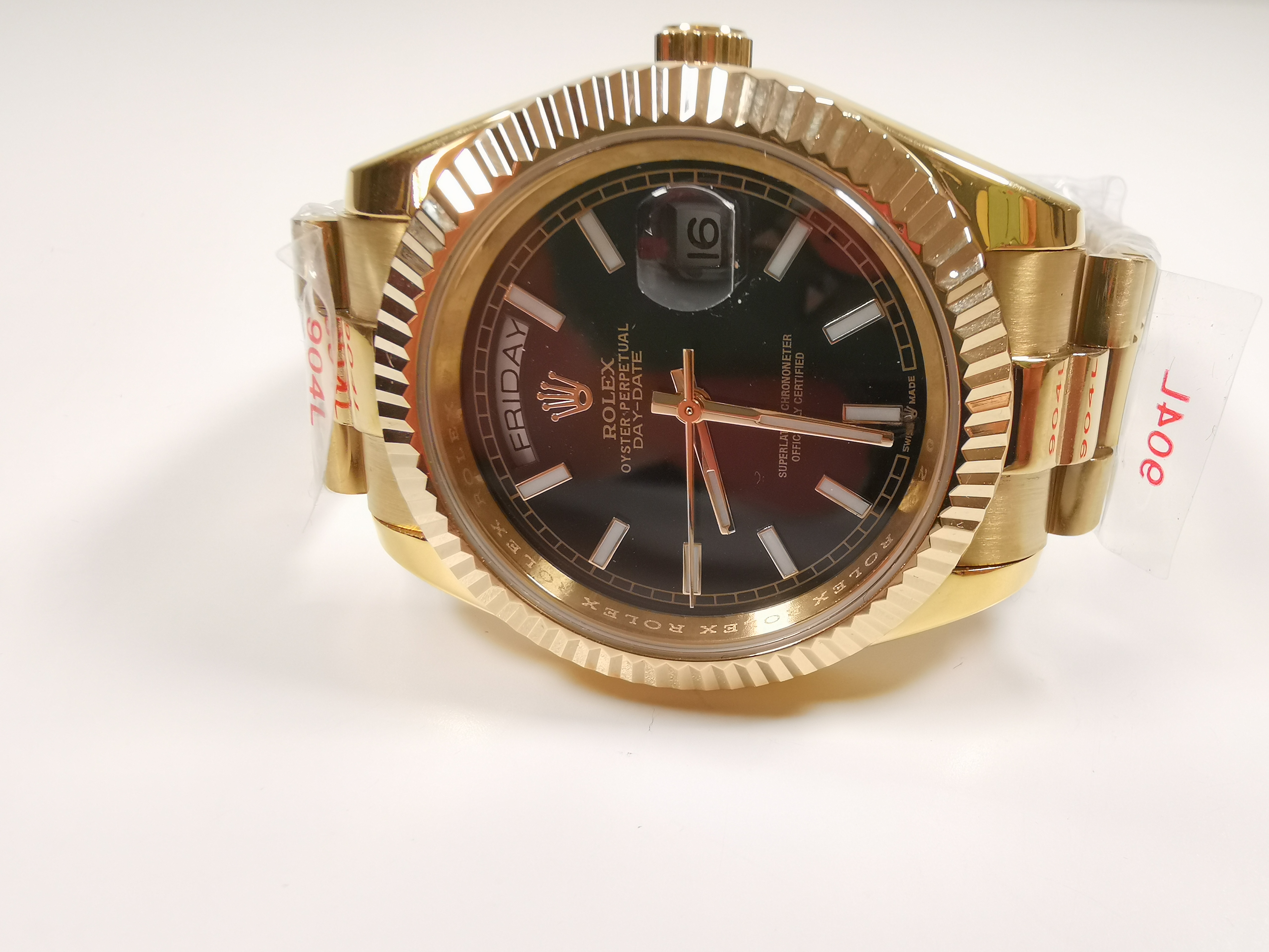 dd gold black stick dial 40mm