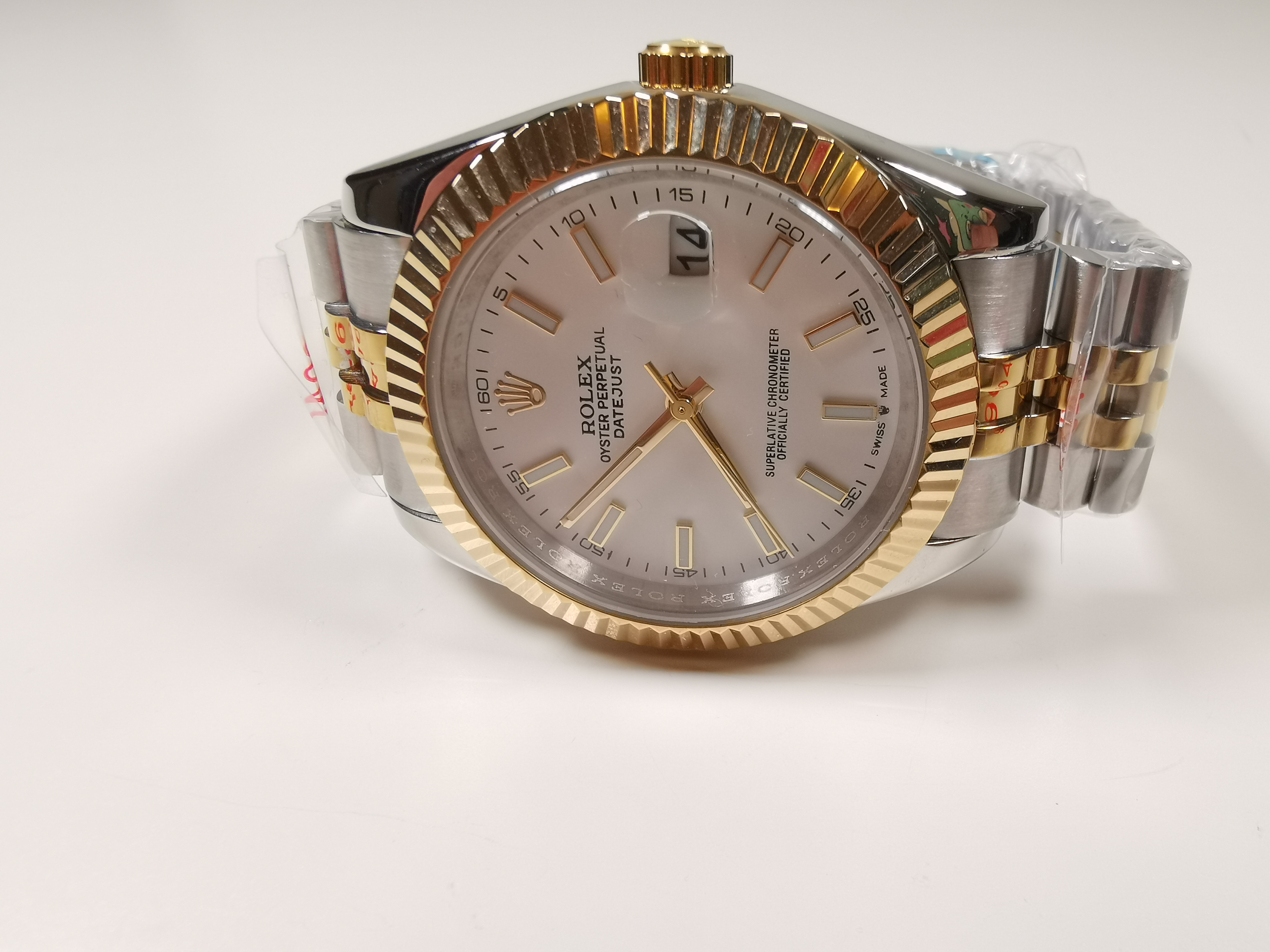 dj tt 40mm white stick dial