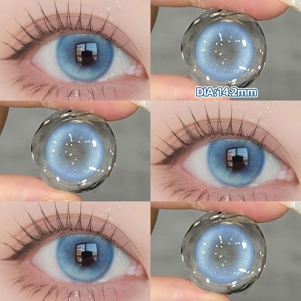 1pair/2pcs BY-INC INCENSE beauty fashion colored contact lens (Rx up to -8.00)