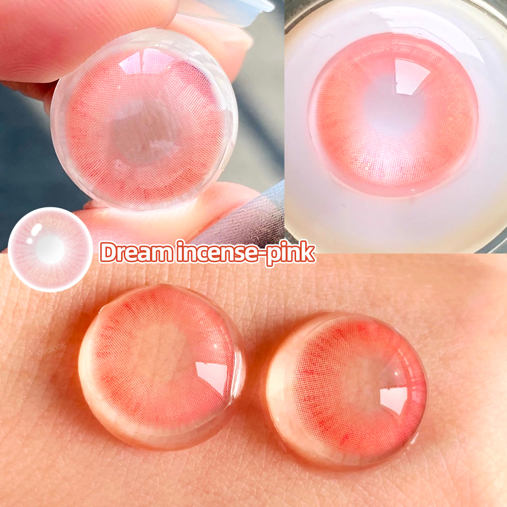 1pair/2pcs BY-INC INCENSE beauty fashion colored contact lens (Rx up to -8.00)