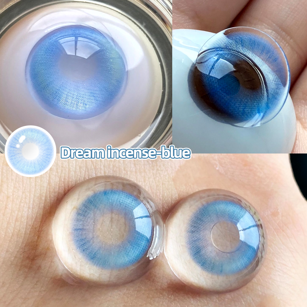 1pair/2pcs BY-INC INCENSE beauty fashion colored contact lens (Rx up to -8.00)