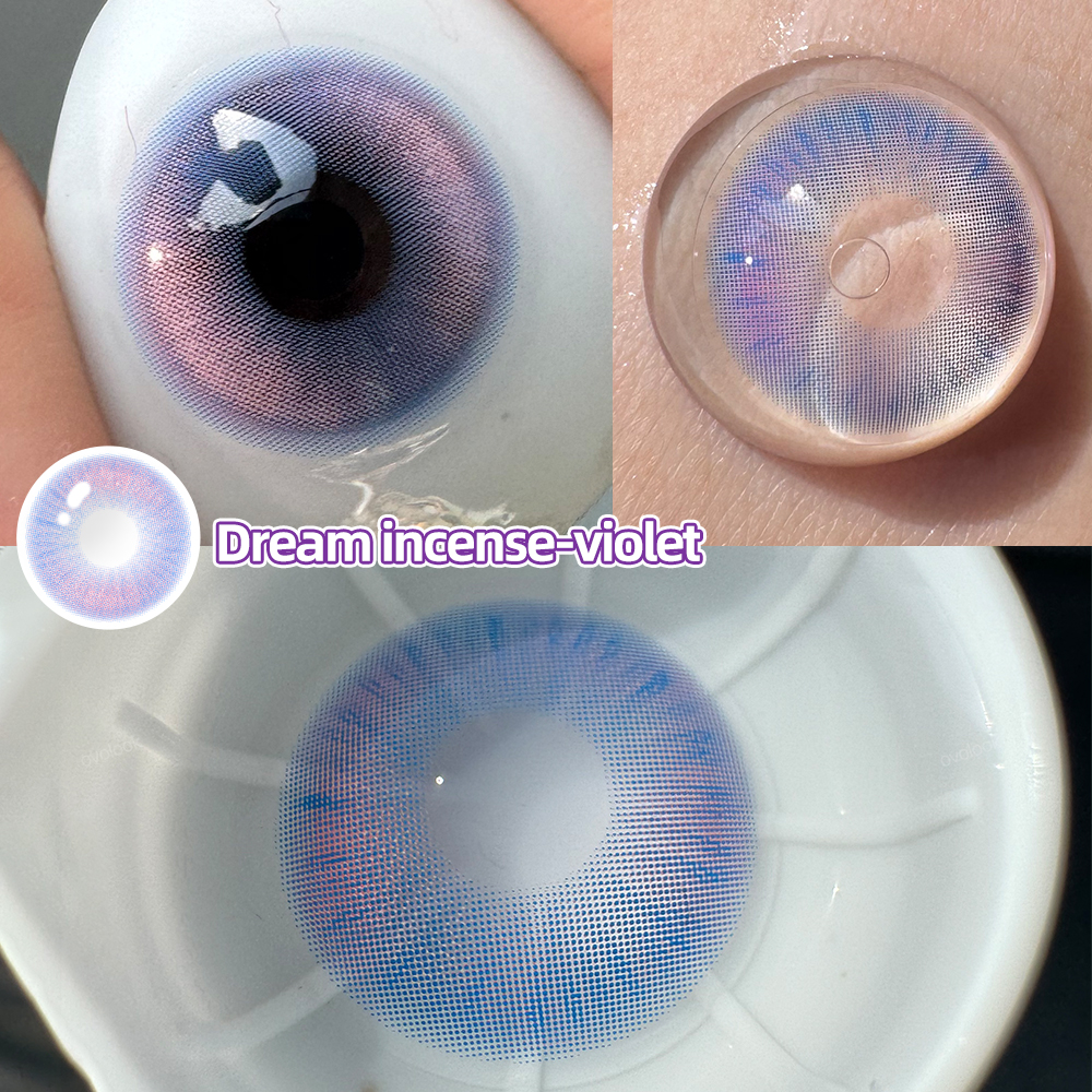 1pair/2pcs BY-INC INCENSE beauty fashion colored contact lens (Rx up to -8.00)