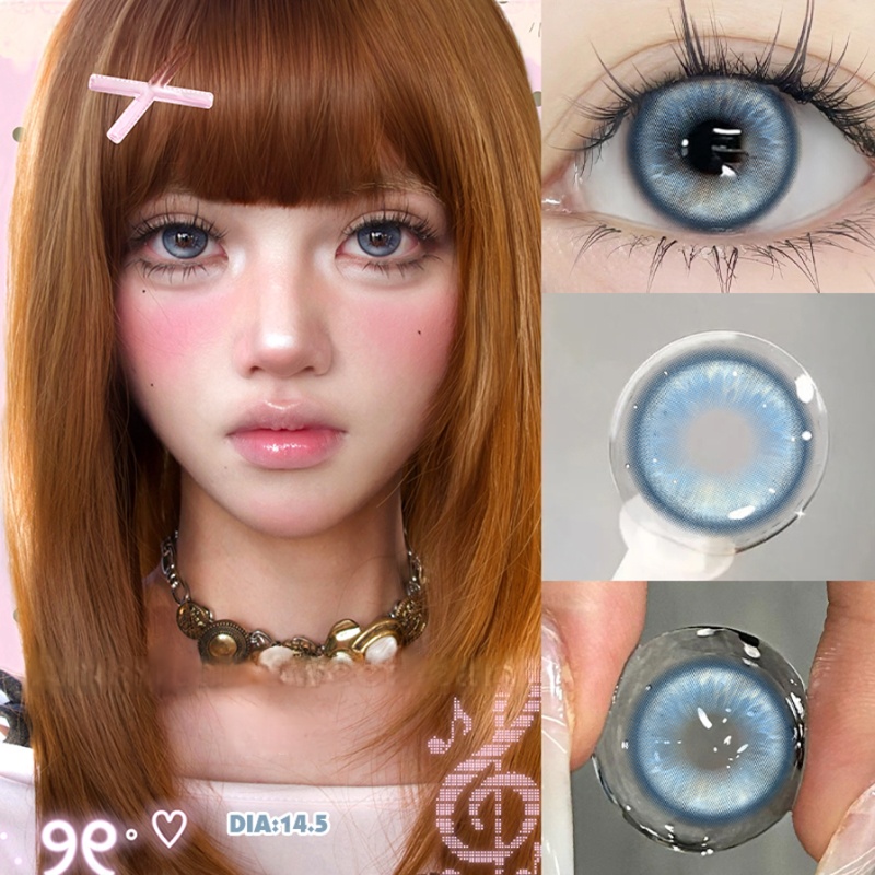 1pair/2pcs BY-RIB RIBBON  beauty fashion colored contact lens (Rx up to -8.00)