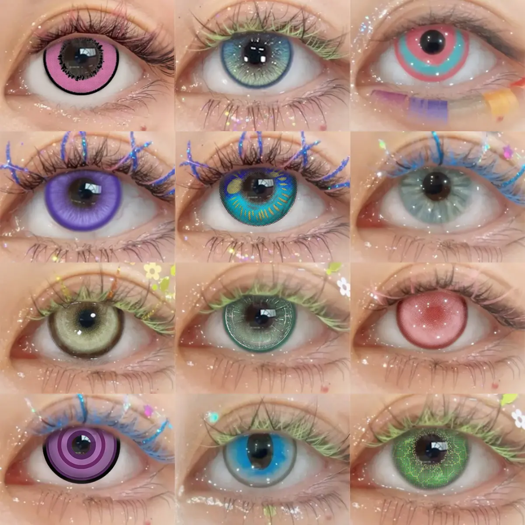 1pair/2pcs BY-BOX Random Mystery gift set cosplabeauty fashion colored contact lens (Rx up to -8.00)