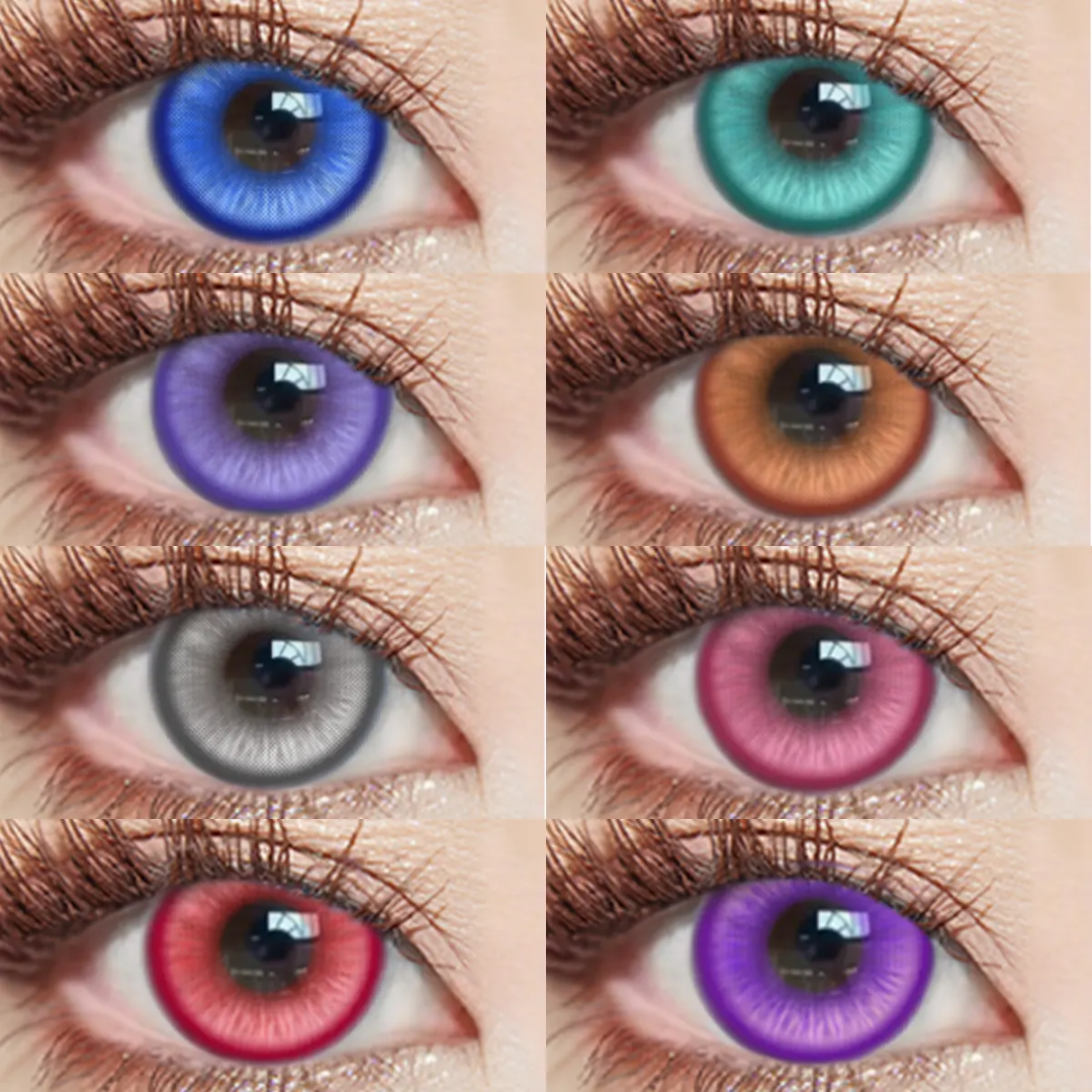 1pair/2pcs BY-BOX Random Mystery gift set cosplabeauty fashion colored contact lens (Rx up to -8.00)