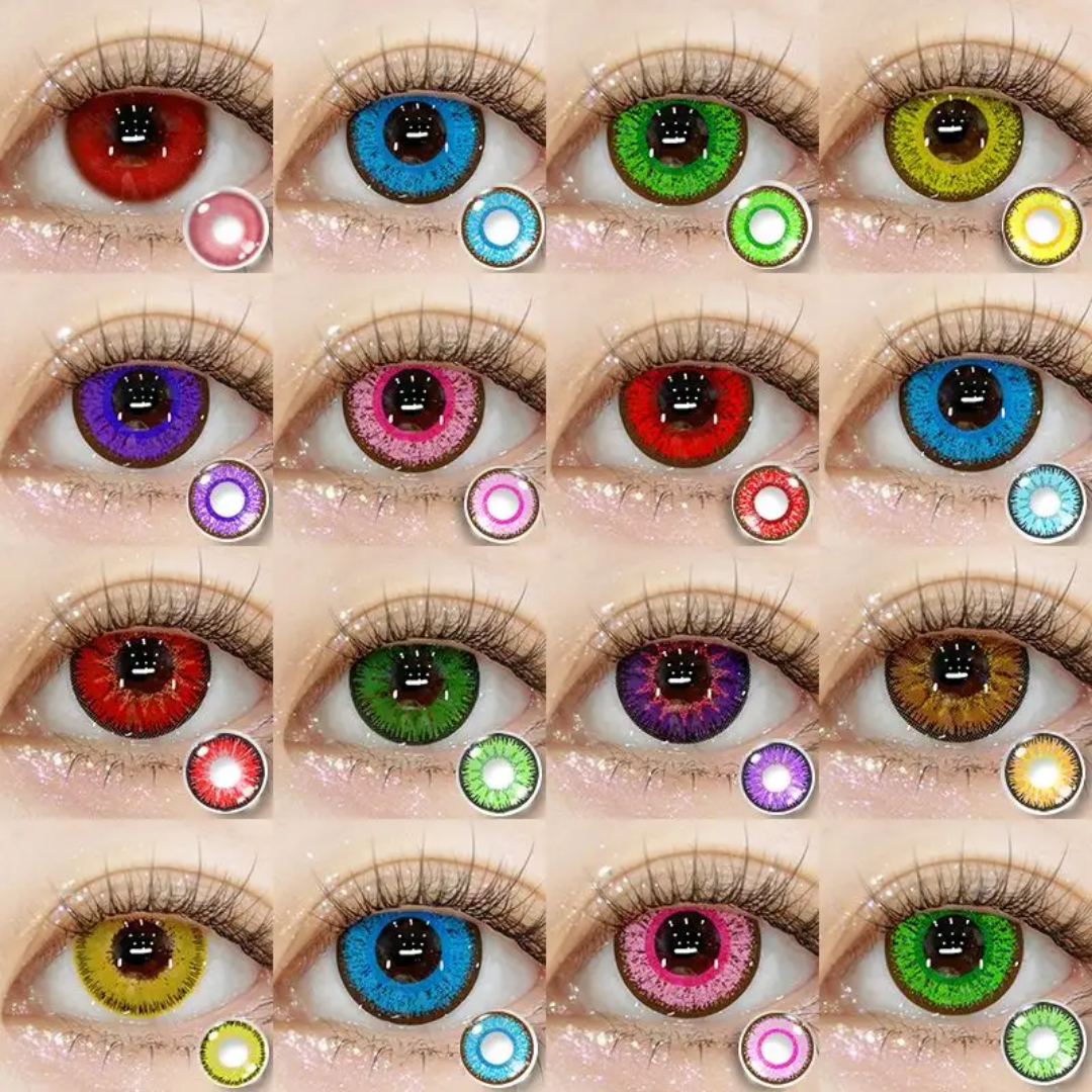 1pair/2pcs BY-BOX Random Mystery gift set cosplabeauty fashion colored contact lens (Rx up to -8.00)