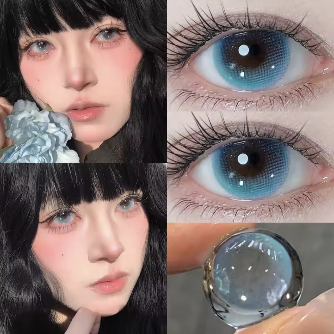 1pair/2pcs BY-KRY Krystal  beauty fashion colored contact lens (Rx up to -8.00)