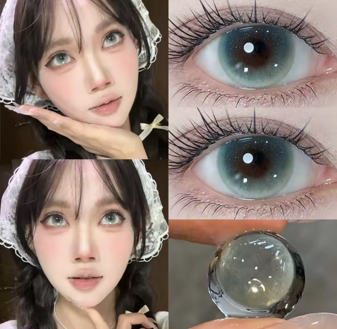 1pair/2pcs BY-KRY Krystal  beauty fashion colored contact lens (Rx up to -8.00)