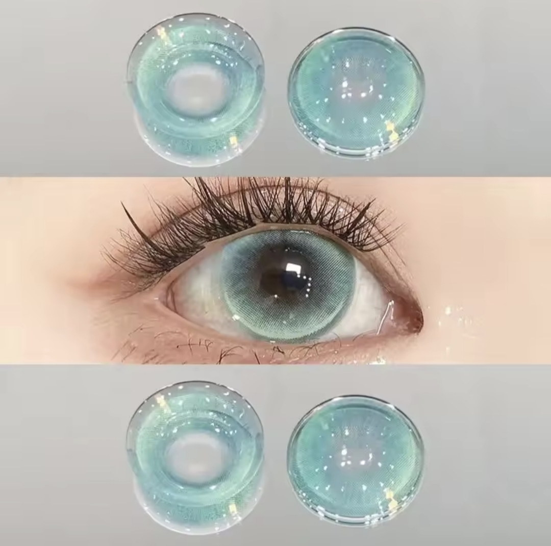 1pair/2pcs BY-KRY Krystal  beauty fashion colored contact lens (Rx up to -8.00)