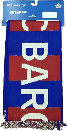 Producto oficial licenciado FC. Barcelona Bufanda
