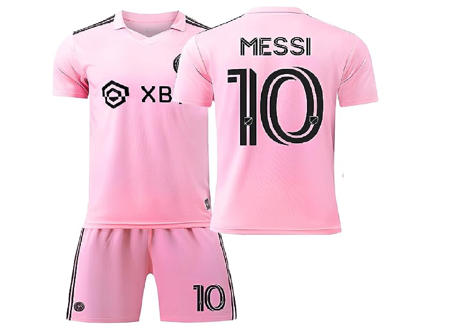 Camiseta de Fútbol Niños intermiami messi /Visitante, Camiseta de Entrenamiento Deportivo,