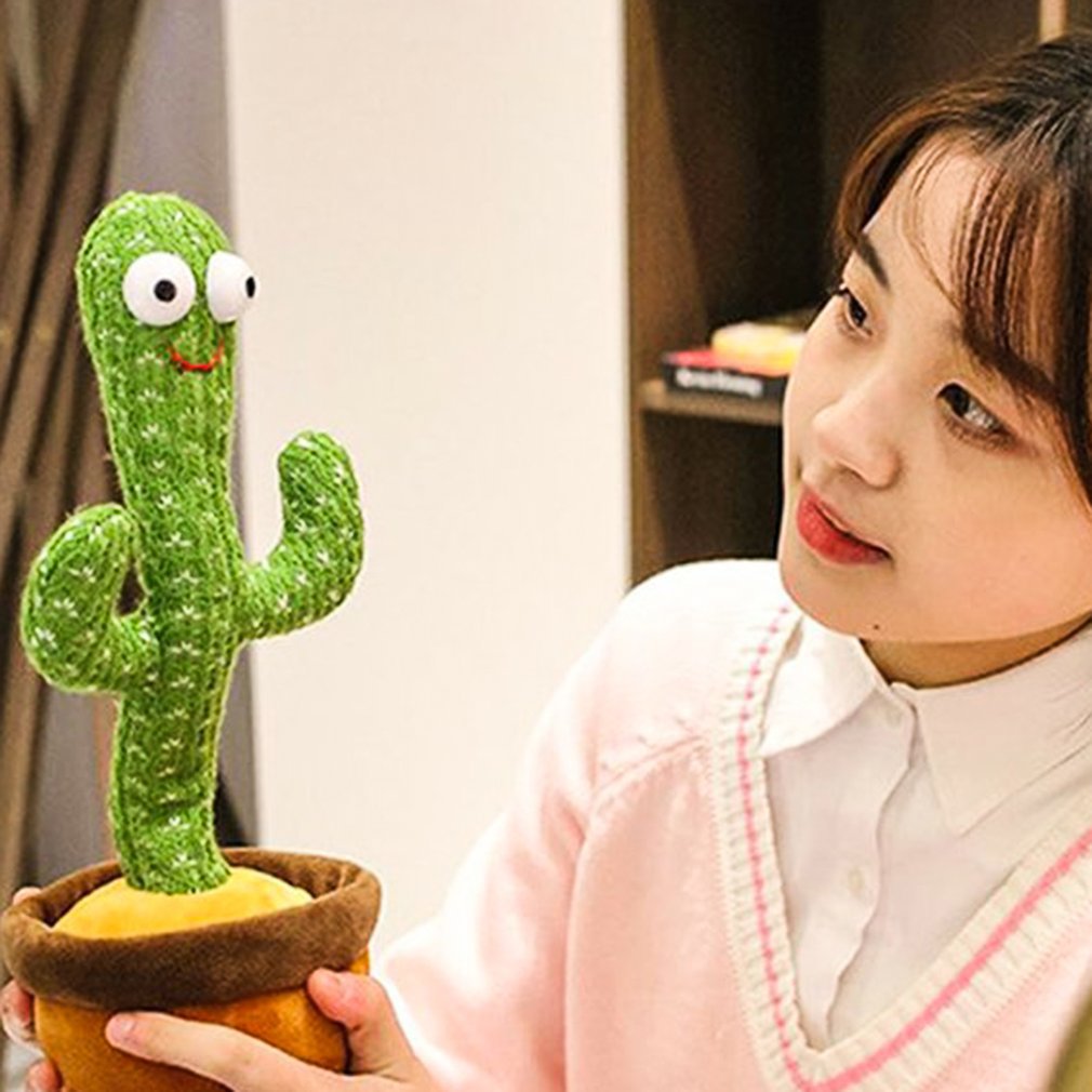 Cactus Que Habla, Juguete de Peluche de Cactus electrónico Que Baila, Juguetes de Peluche de Cactus