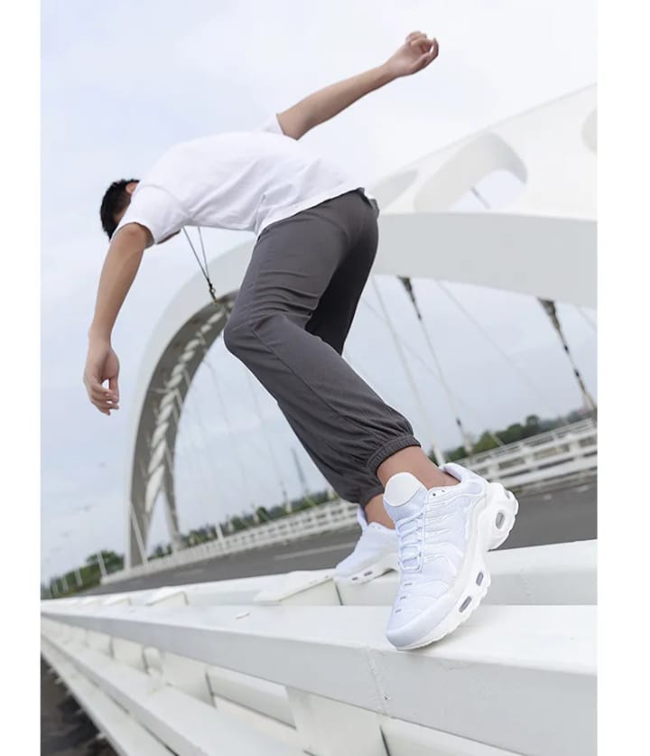 zapatillas de deporte con cojin de aire de alta elasticida para hombre zapatos de transpirables
