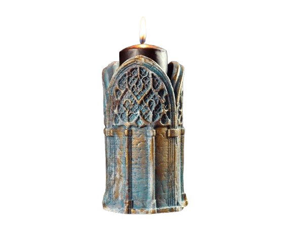 3D Printed Gothic Candle Holder