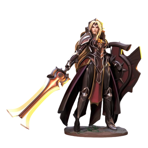 3D printed Leona League of Legends Statue