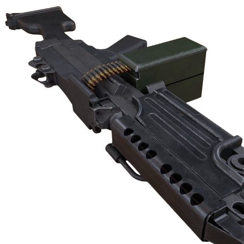M249 Mk 2 SAW — 1:1 3D printed INERT prop. Painted, assembled
