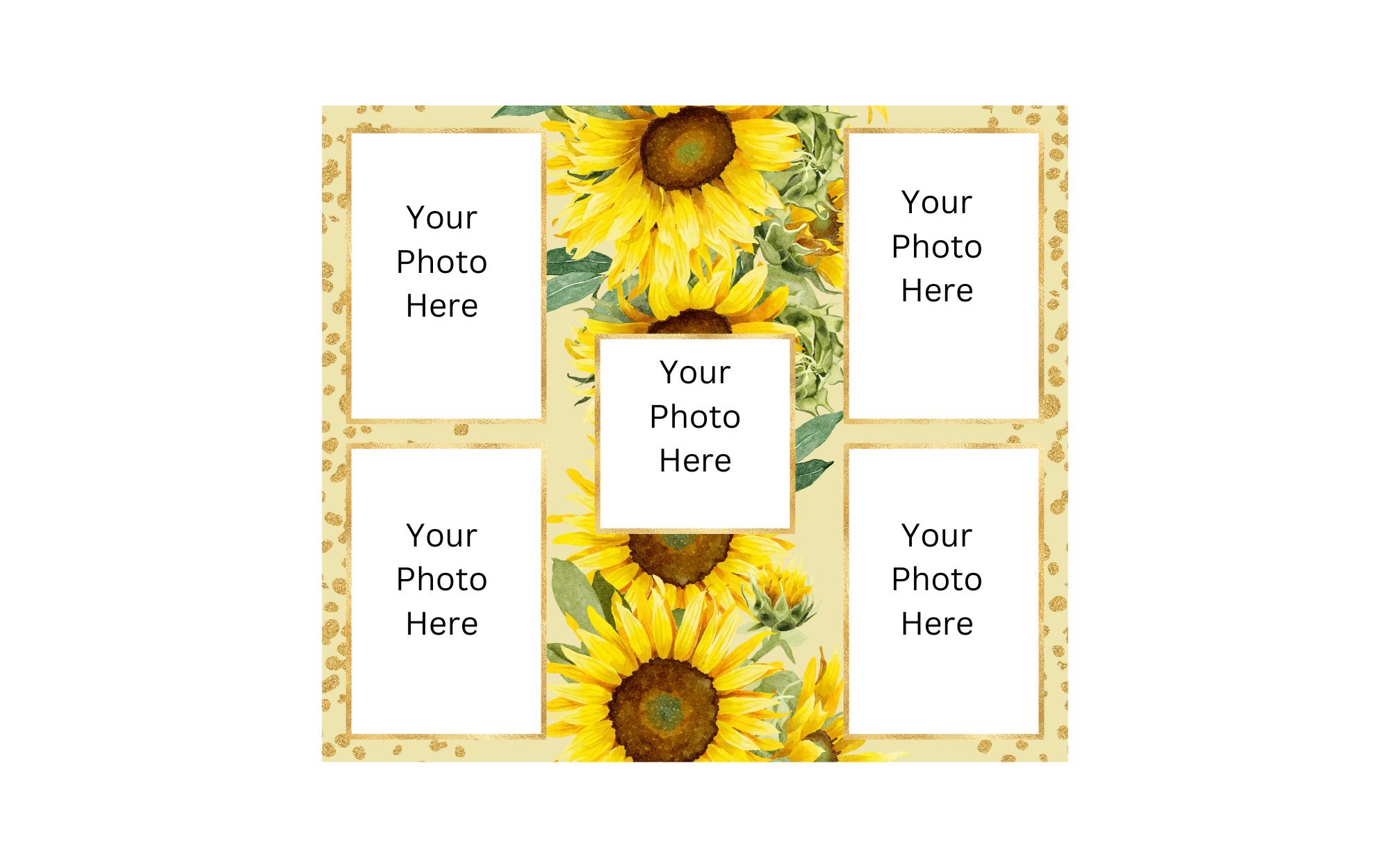 Sunflower Photo Frame Tumbler