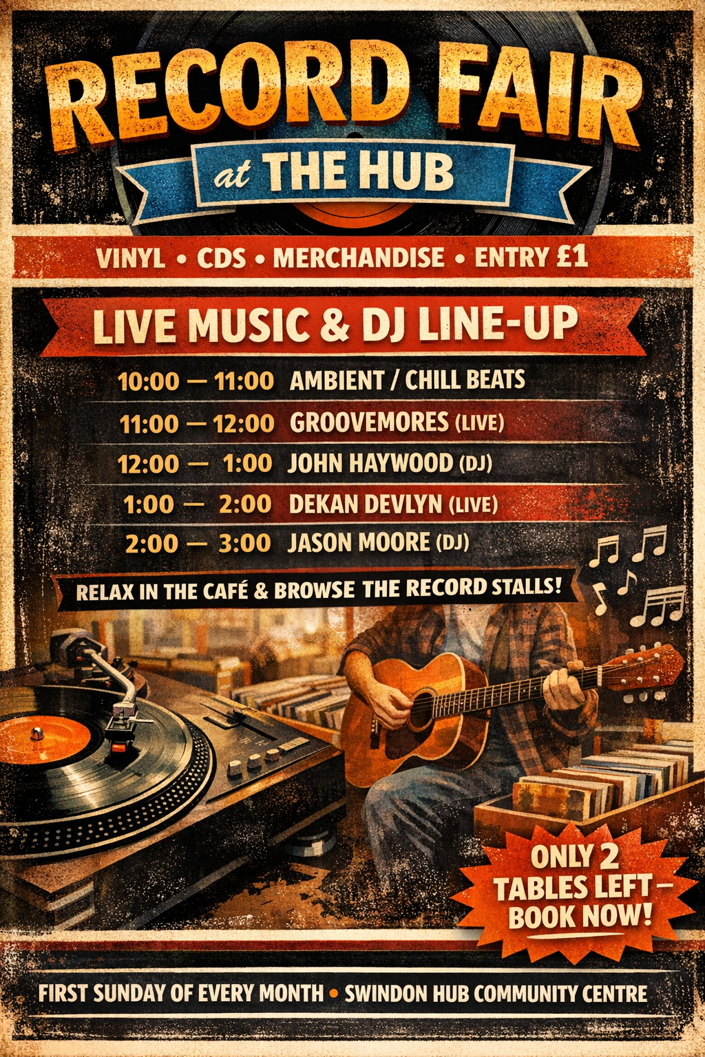 Record Fair DJ and Live performance