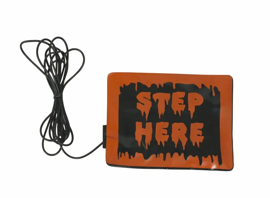 Step Here Pad - Halloween Prop activation button foot operated pad