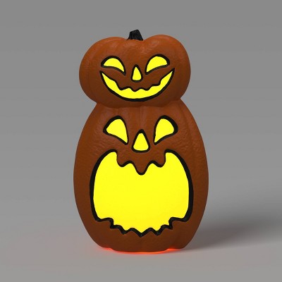 60cm Eek & Hyde BRIGHT Pumpkin Stack Blow Mould (Target USA)