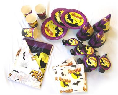 31pcs Halloween Party Crockery Set