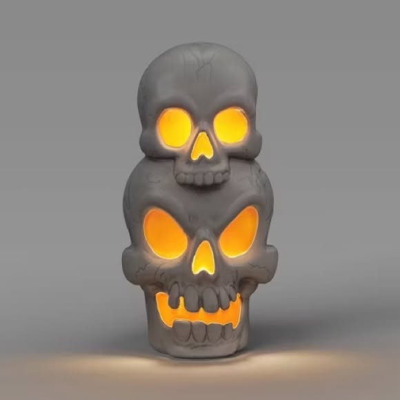 60cm Eek & Hyde Skull Stack Blow Mould (Target USA)