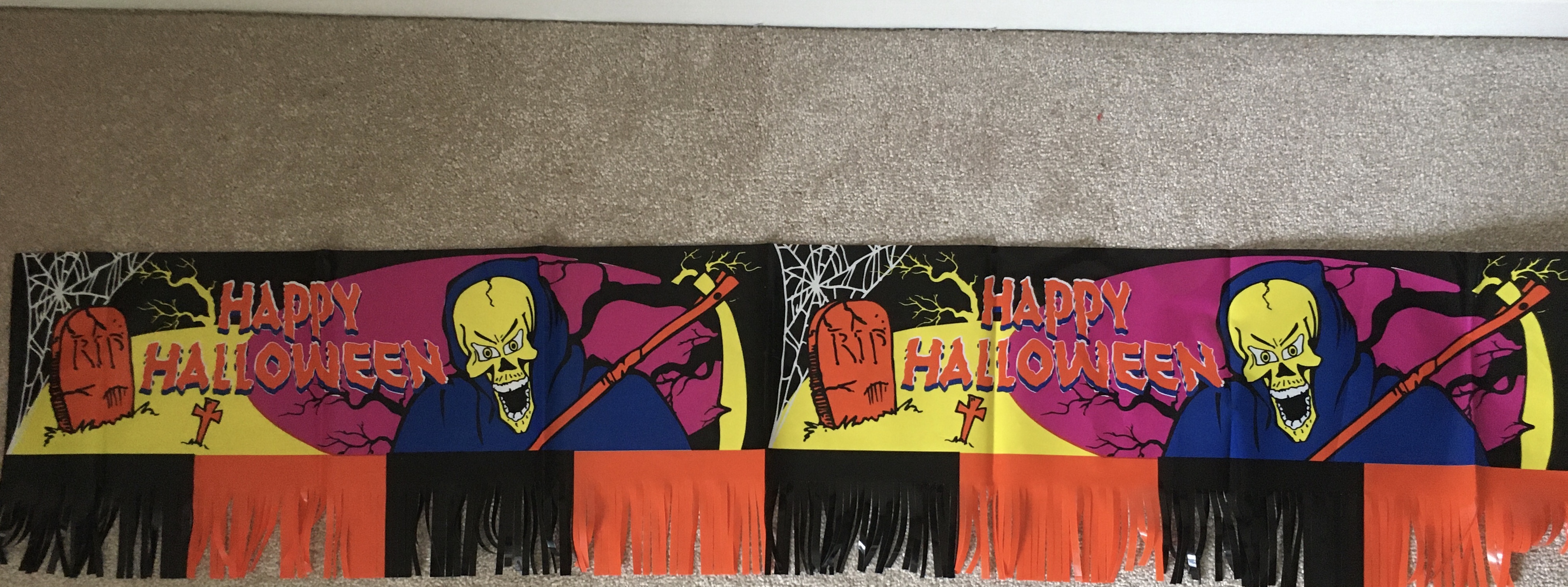 132cm Halloween Reaper Banner