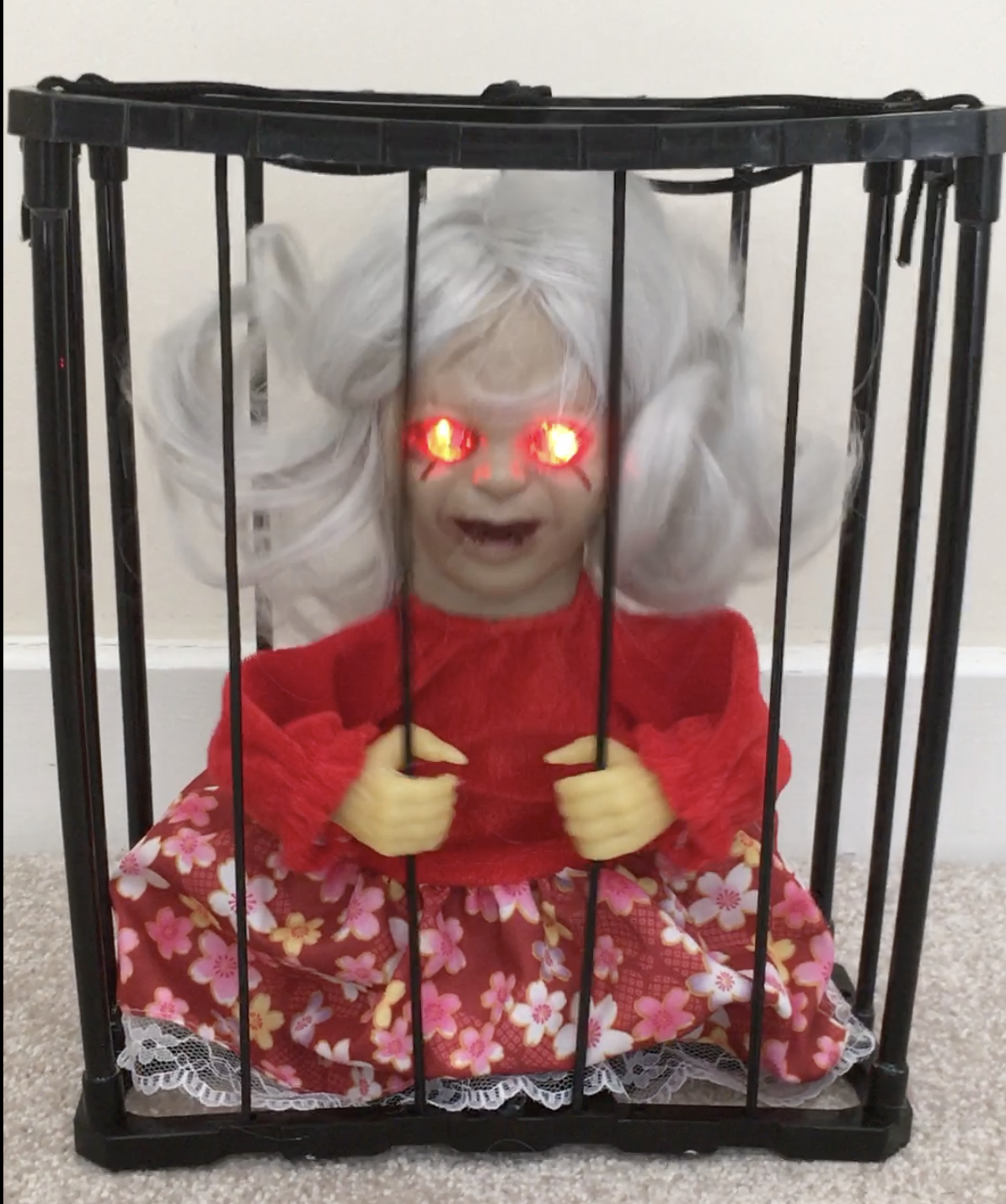 Girl in Cage Prop