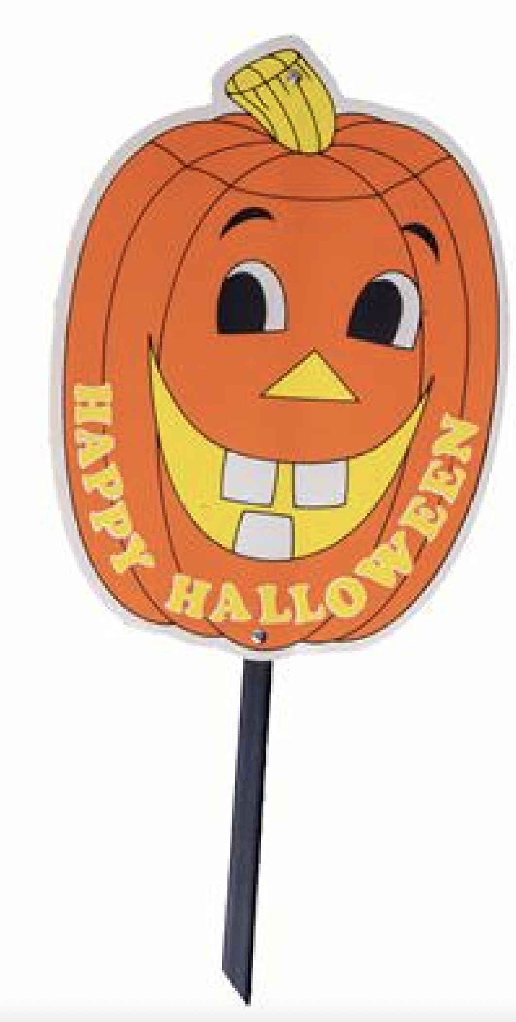 56cm Pumpkin Plastic Yard Halloween sign
