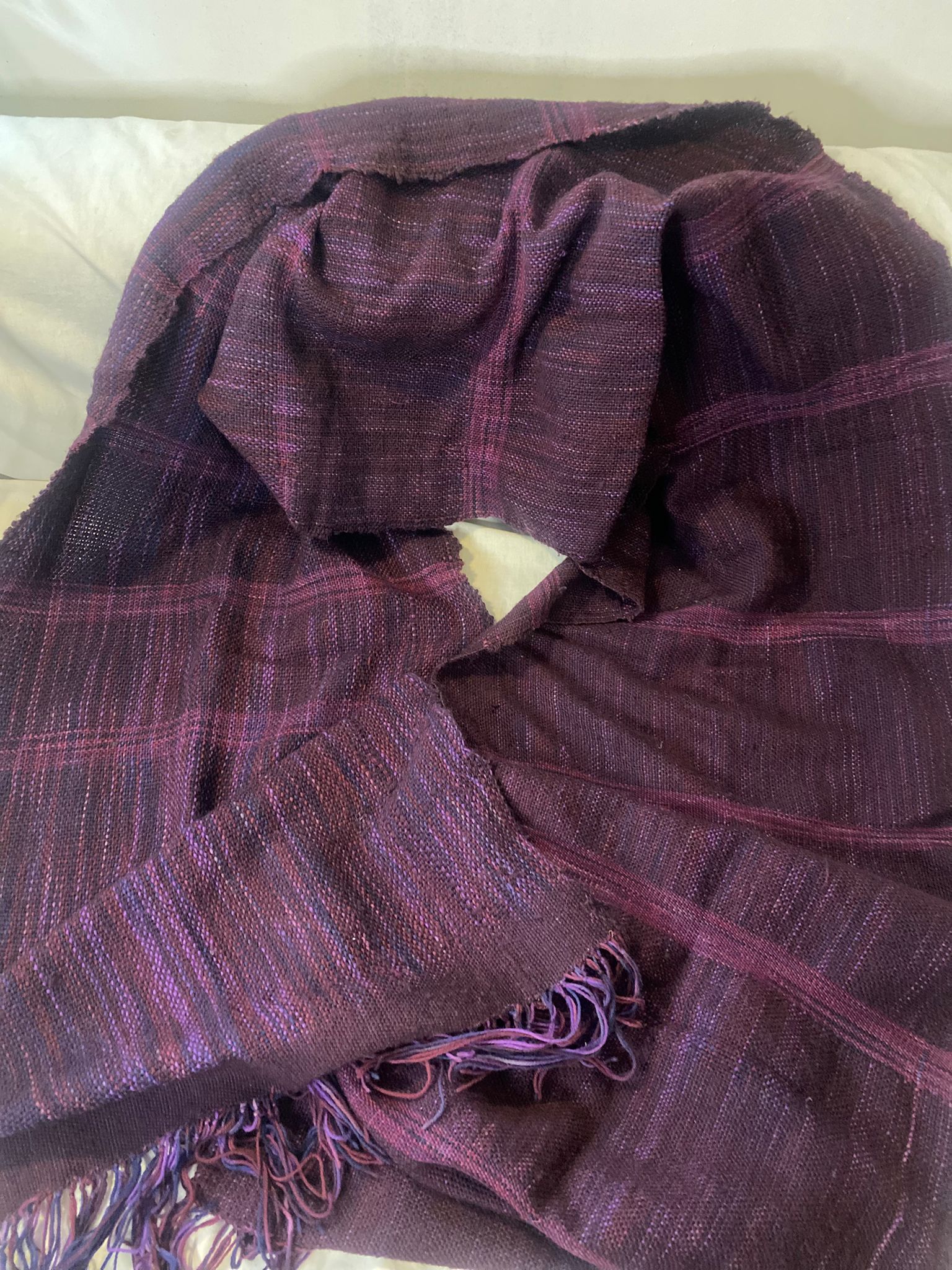 'Grape Juice' | A One-of-a-Kind Handwoven Wrap