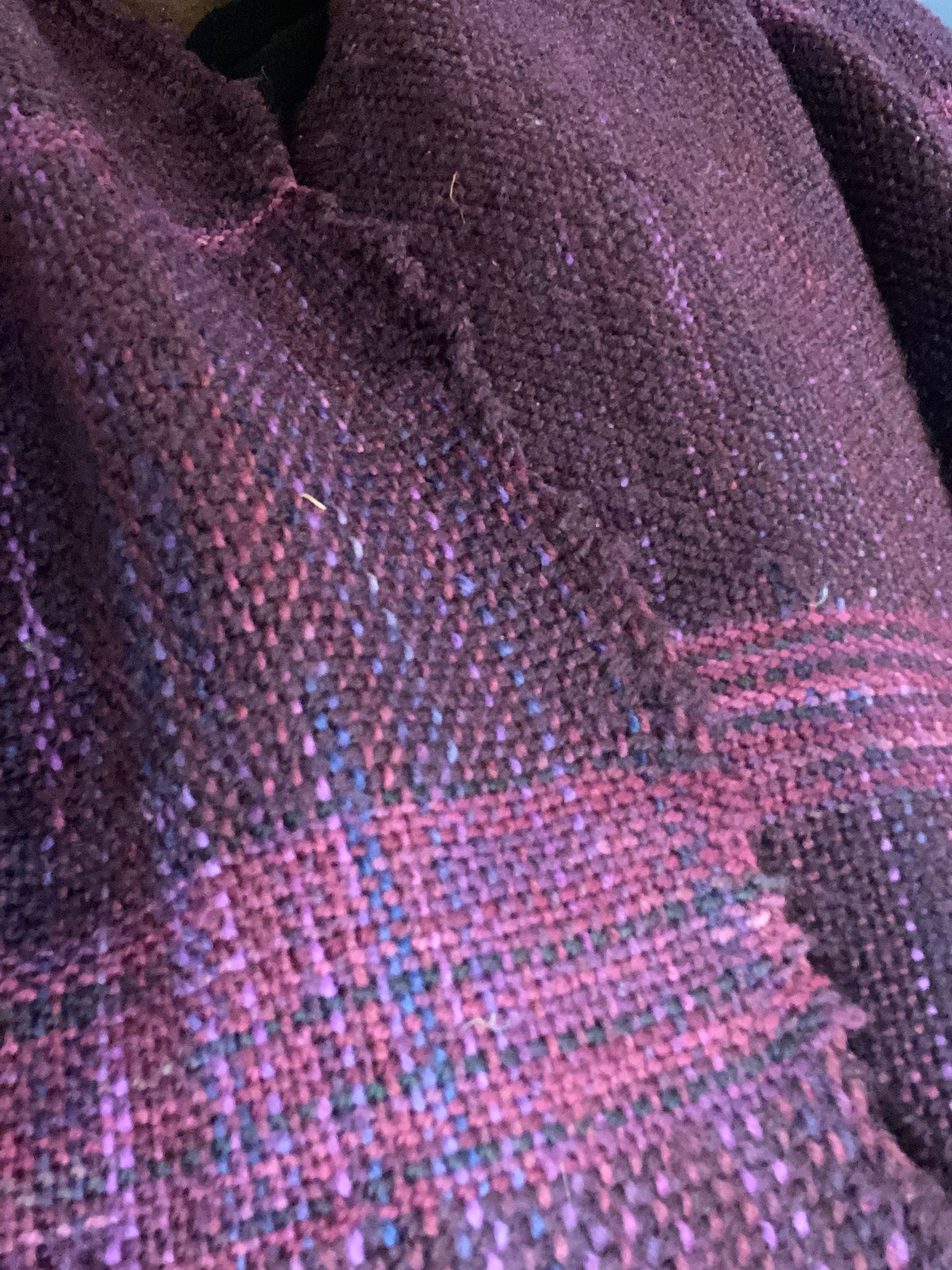 'Grape Juice' | A One-of-a-Kind Handwoven Wrap