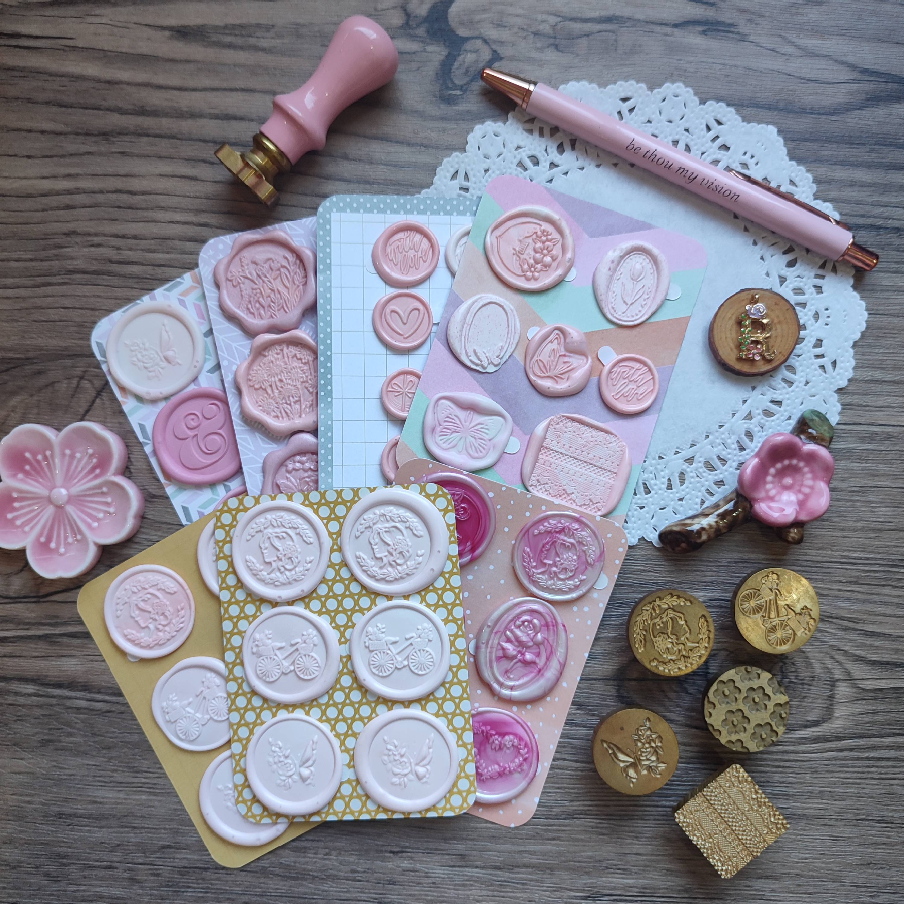 Pre-made Wax Seals Pastel Collection Set 6
